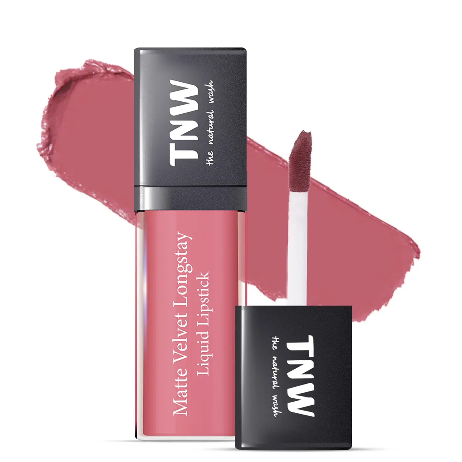 TNW The Natural Wash | TNW The Natural Wash Matte Velvet Longstay Liquid Lipstick - Pinktastic (5ml)