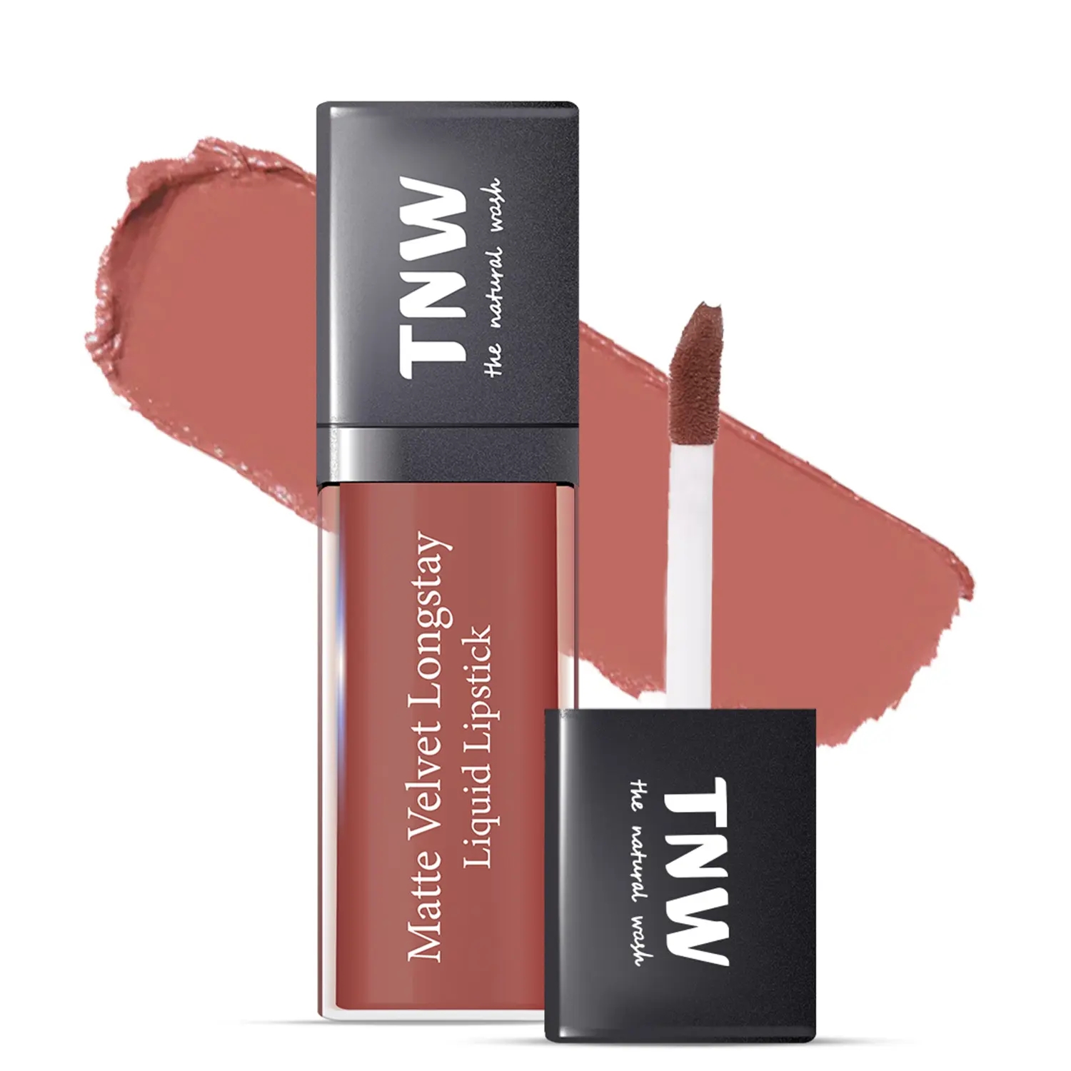 TNW The Natural Wash | TNW The Natural Wash Matte Velvet Longstay Liquid Lipstick - Nutty Nude (5ml)