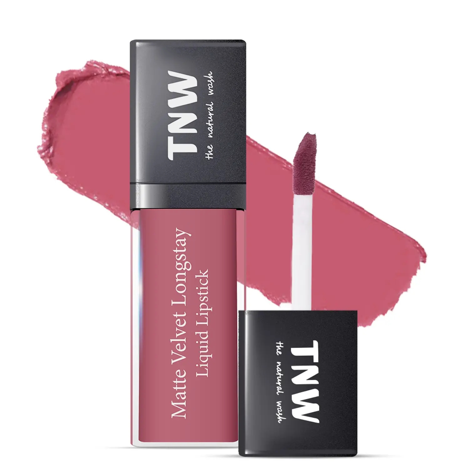 TNW The Natural Wash Matte Velvet Longstay Liquid Lipstick - Berry Much (5ml)