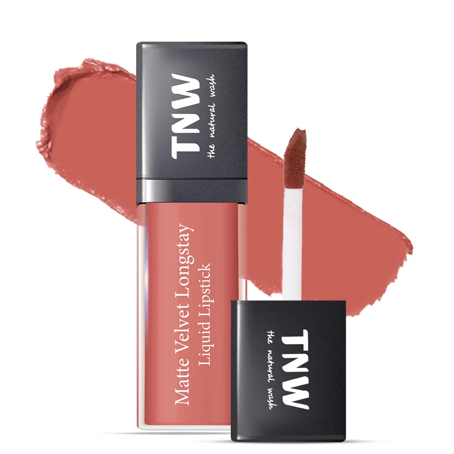 TNW The Natural Wash | TNW The Natural Wash Matte Velvet Longstay Liquid Lipstick - Pretty Peach (5ml)