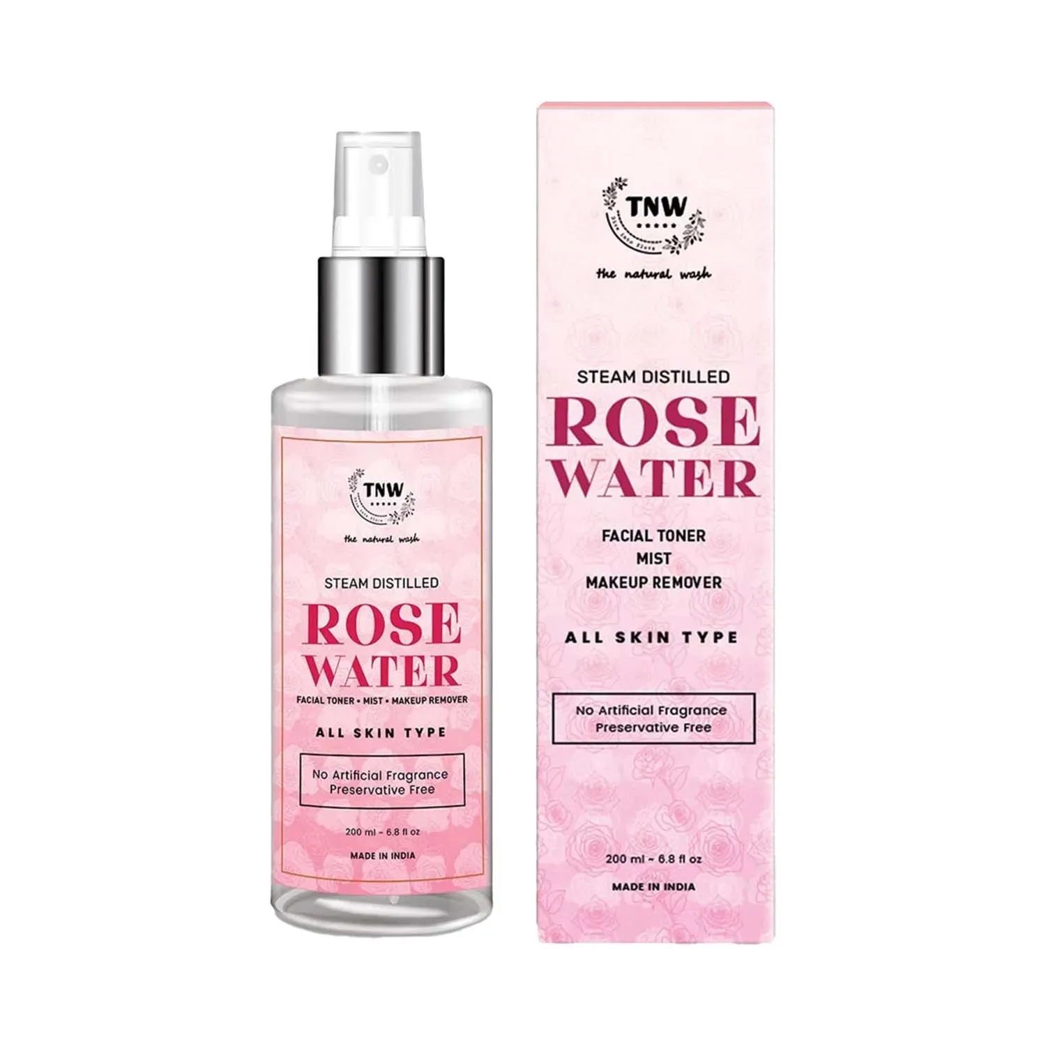 TNW The Natural Wash | TNW The Natural Wash Steam Distilled Rose Water Facial Toner (200ml)