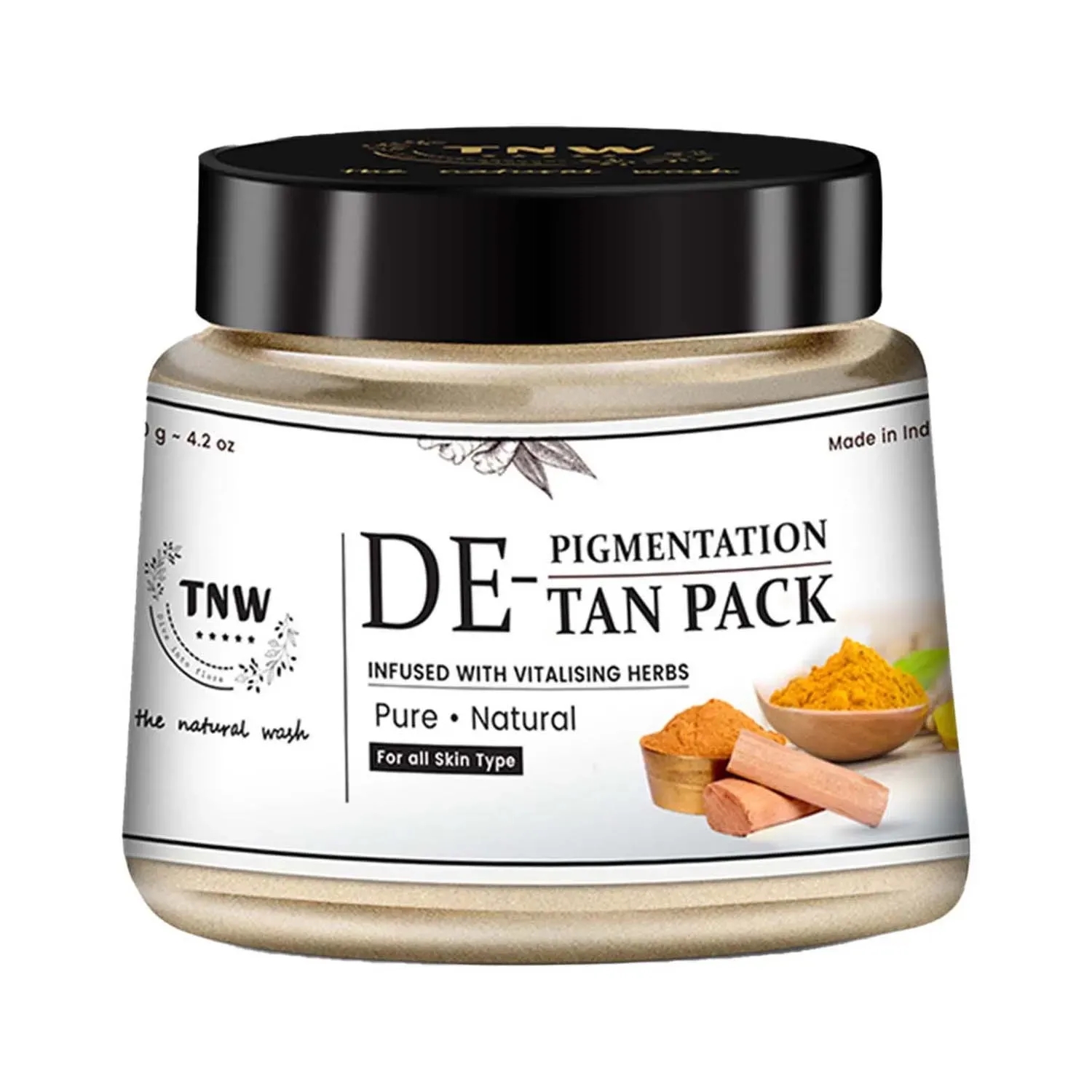TNW The Natural Wash | TNW The Natural Wash Skinfix Ayurvedic D-Tan & D-Pigmentation Pack (125g)