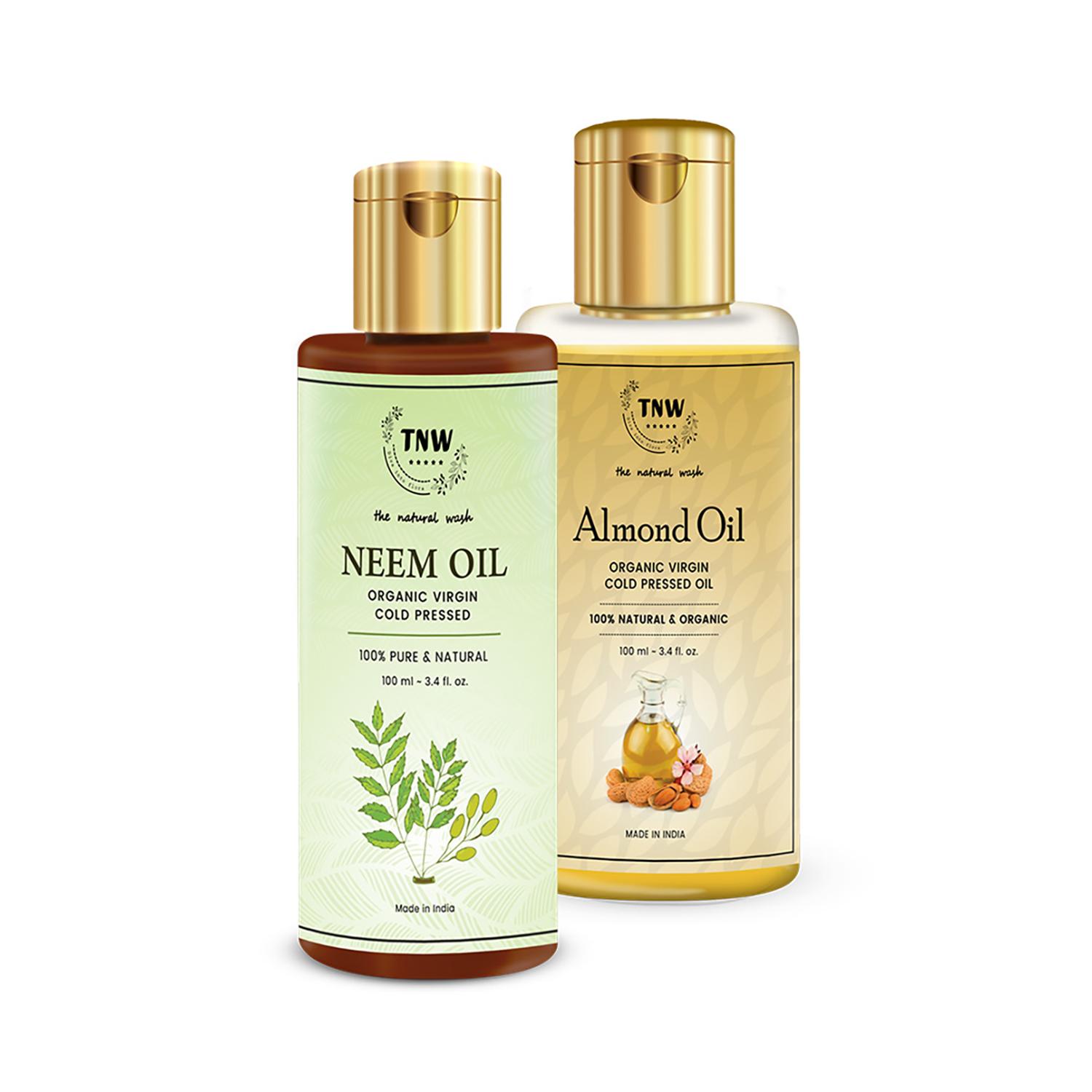 TNW - The Natural Wash Almond Oil and Neem Oil Combo