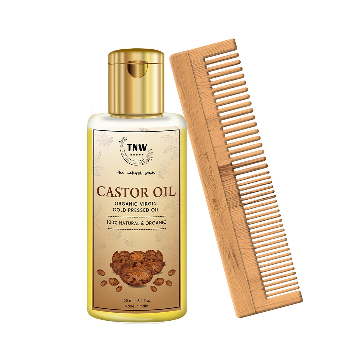 TNW The Natural Wash | TNW - The Natural Wash Castor Oil and Neem Wood Combo