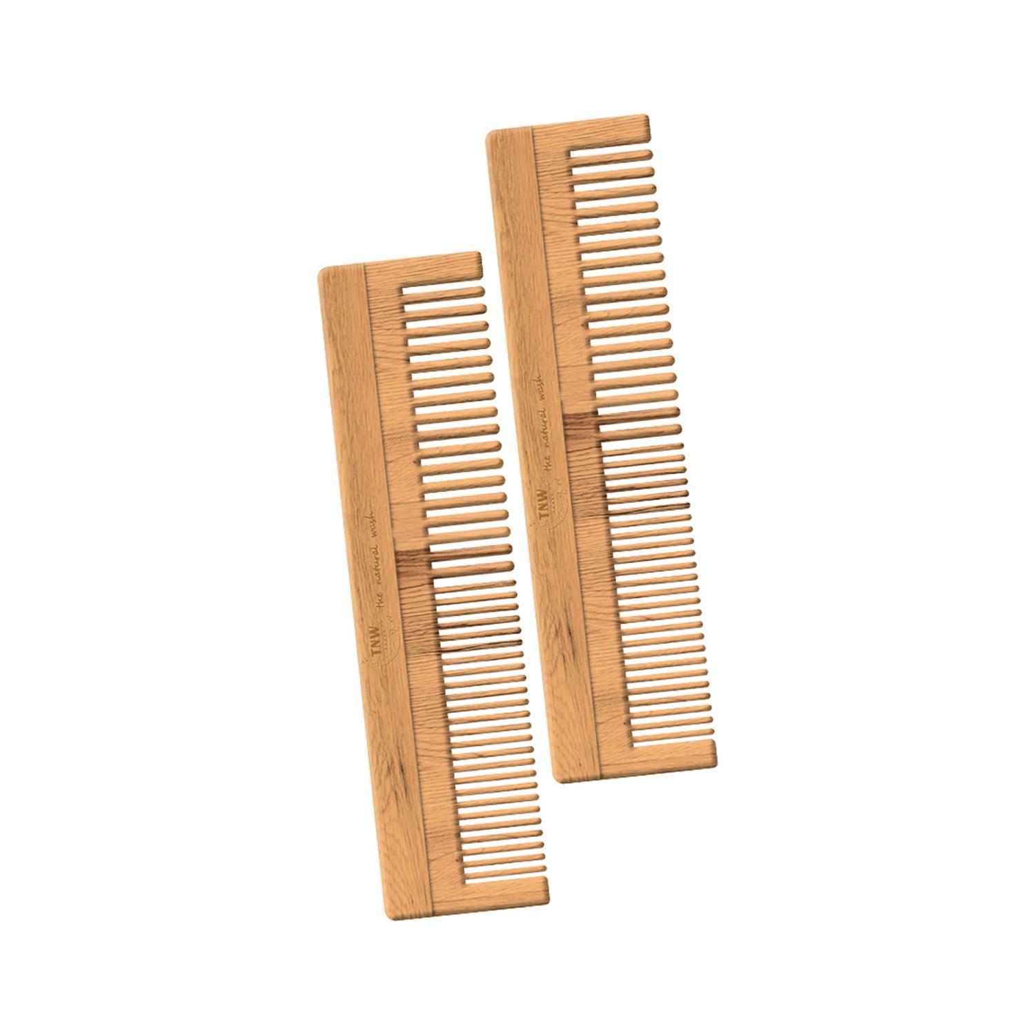 TNW The Natural Wash | TNW - The Natural Wash Neem Wood Comb Pack of 2 Combo