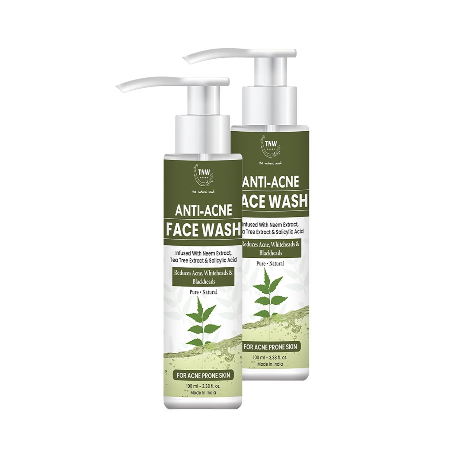 TNW The Natural Wash | TNW - The Natural Wash Anti Acne Face Wash Pack of 2 Combo
