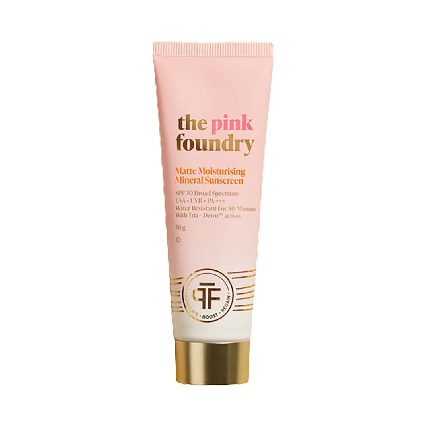 The Pink Foundry | The Pink Foundry Matte Moisturising Mineral Sunscreen (50g)