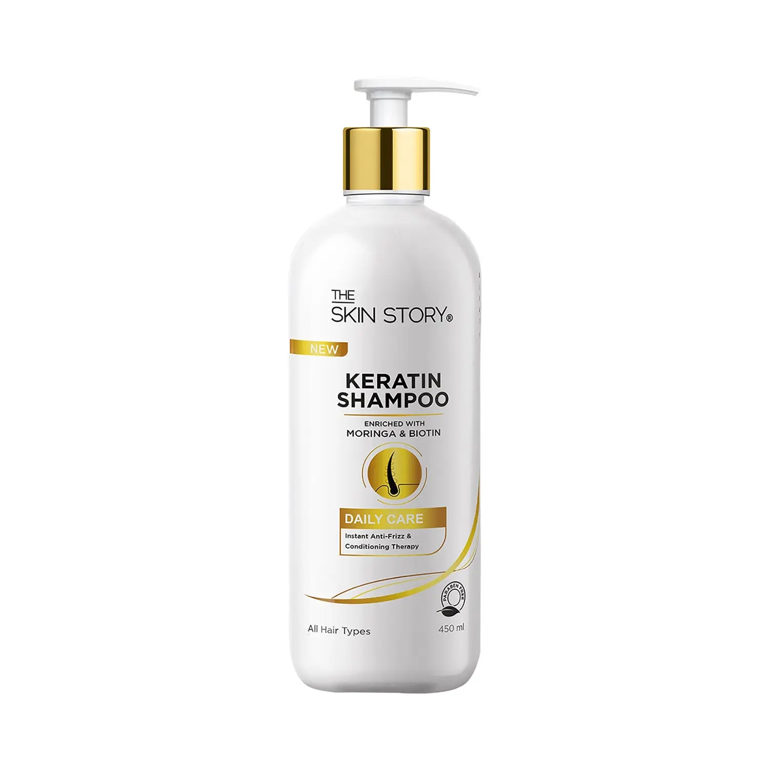 The Skin Story | The Skin Story New Moringa & Biotin Keratin Shampoo (450ml)
