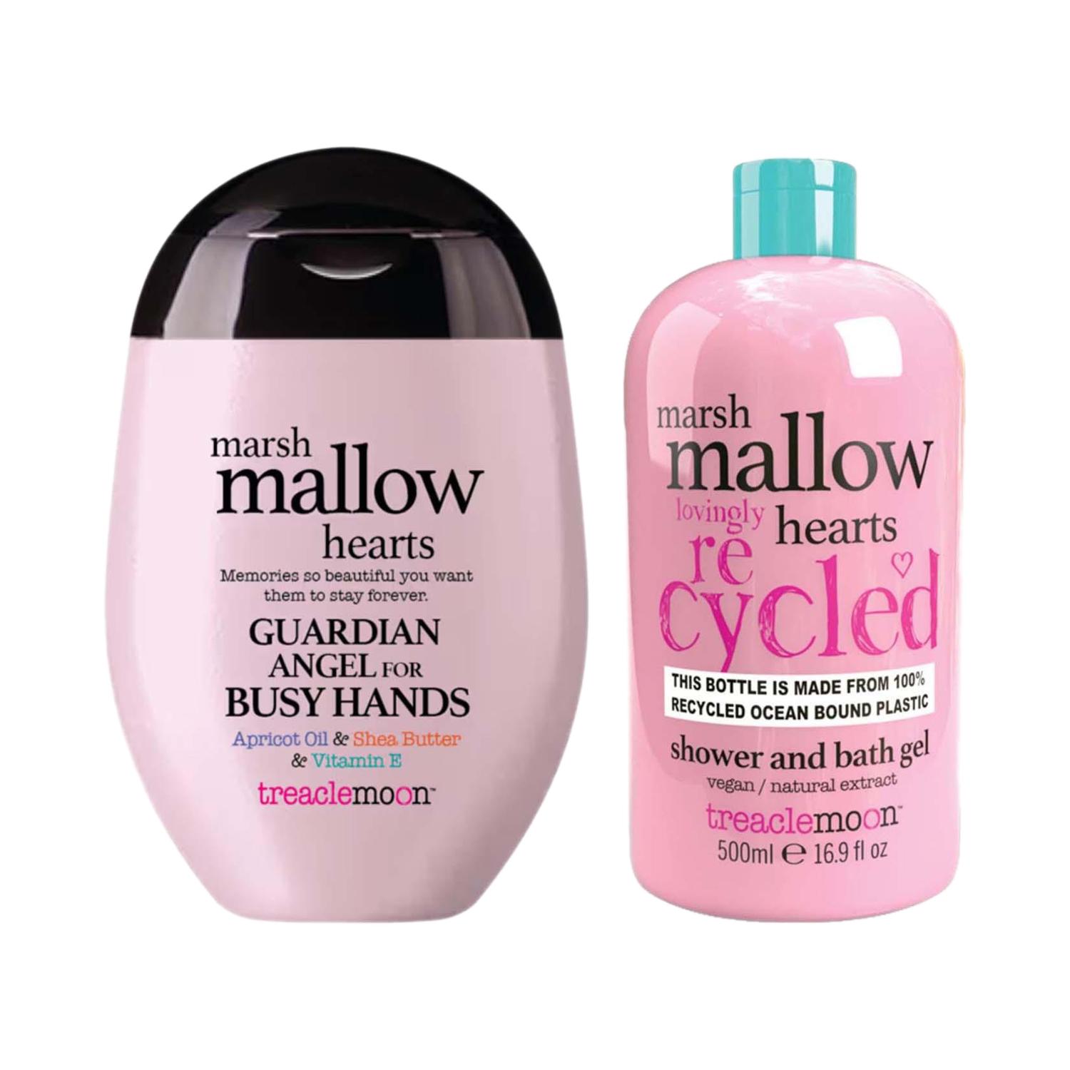 Treaclemoon | Treaclemoon Marshmallow Hearts Shower Gel (500 ml) + Hand Cream (75 ml) Combo