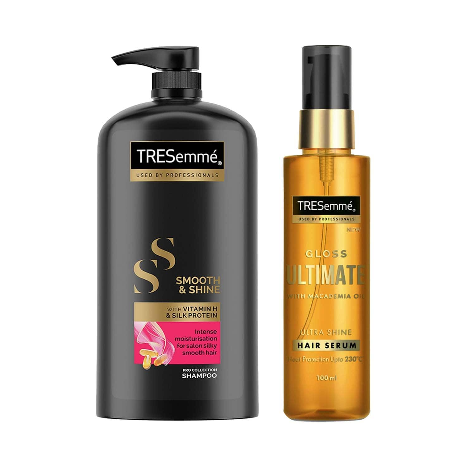 Tresemme | Tresemme XXL Smooth n Shine Shampoo & Gloss Ultimate Serum Combo