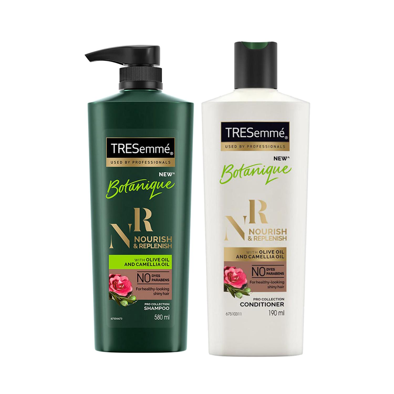 Tresemme | Tresemme Nourish & Replenish Combo Buy (580 ml) Shampoo and Get (190ml) Conditioner Free
