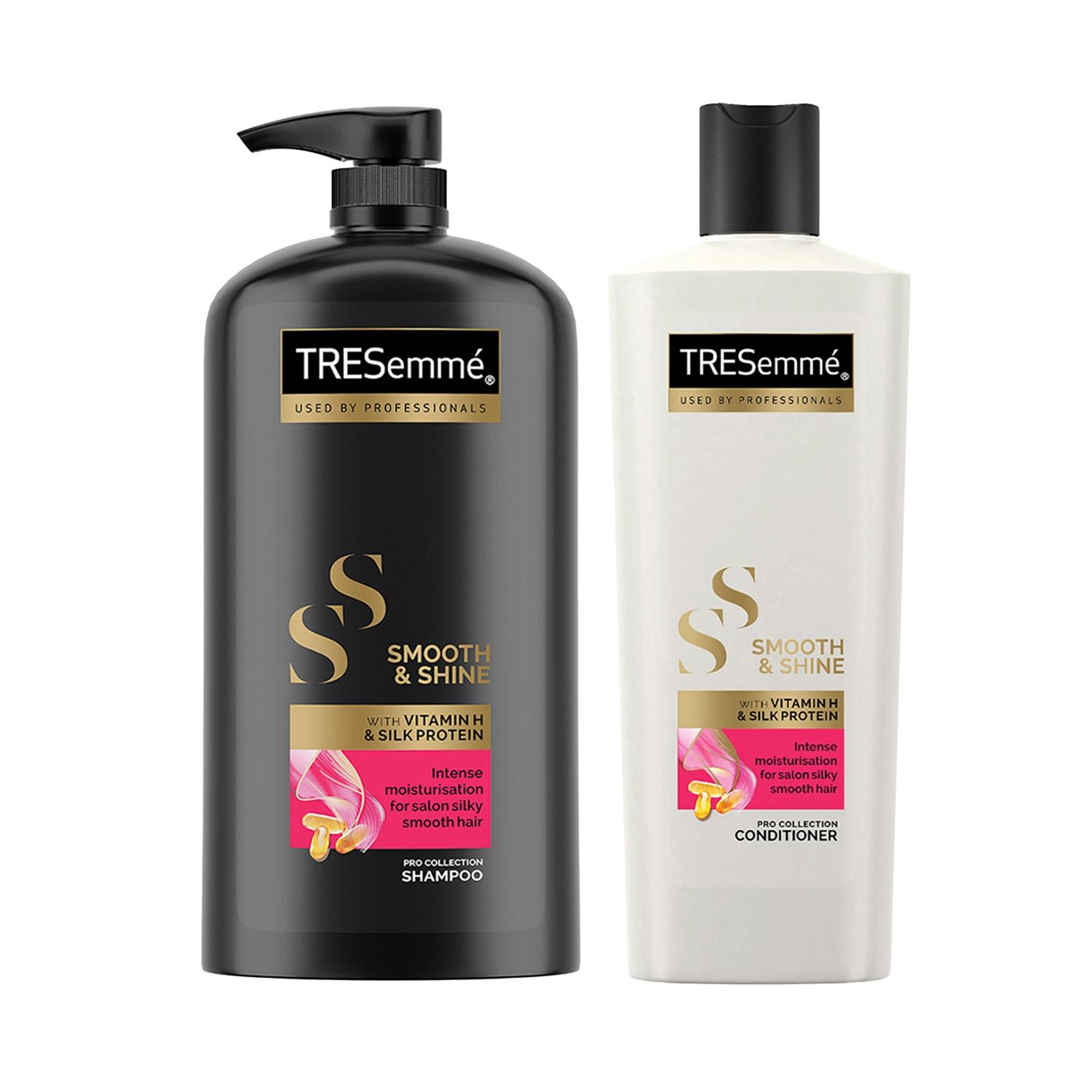 Tresemme | Tresemme Smooth & Shine Kit For Silky Smooth Hair - Shampoo + Conditioner