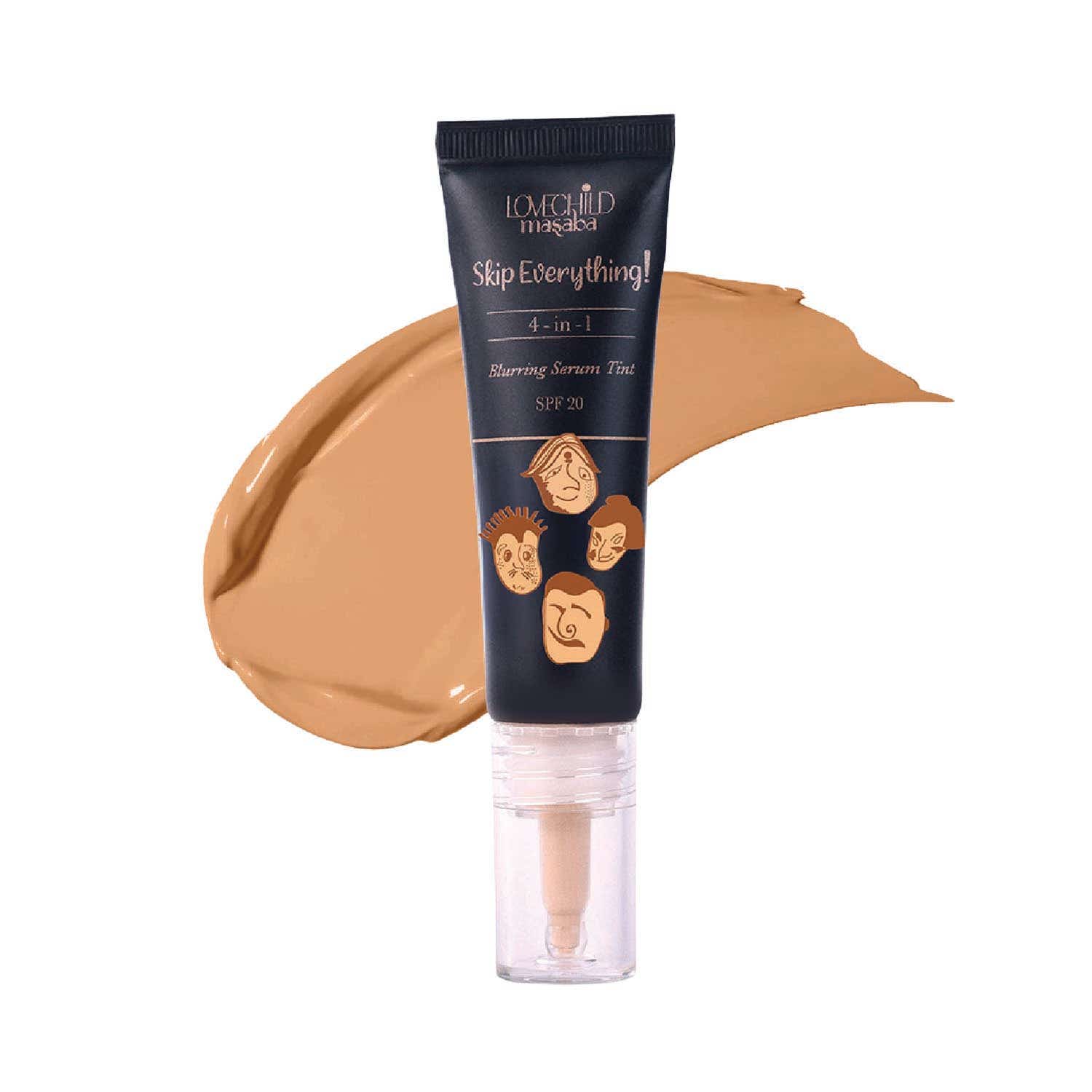 LoveChild Masaba | LoveChild Masaba Skip Everything Blurring Serum Tint - Moody Mama Medium (22 gm)