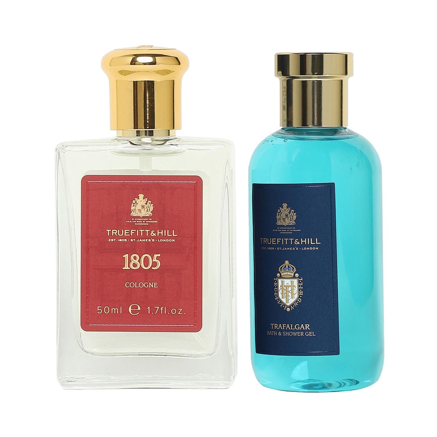 Truefitt & Hill | Truefitt and Hill Trafalgar Essential Grooming Collection & 1805 Cologne Perfume Essential Combo
