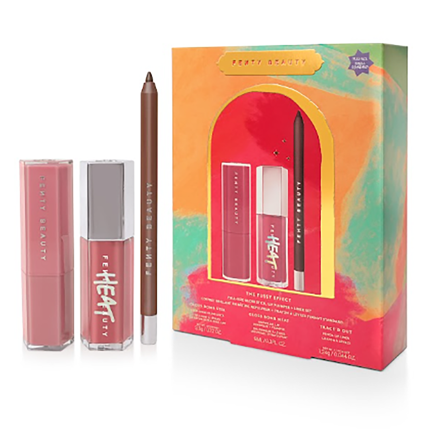 FENTY BEAUTY | FENTY BEAUTY The Fussy Effect Lip Set (3 pcs)