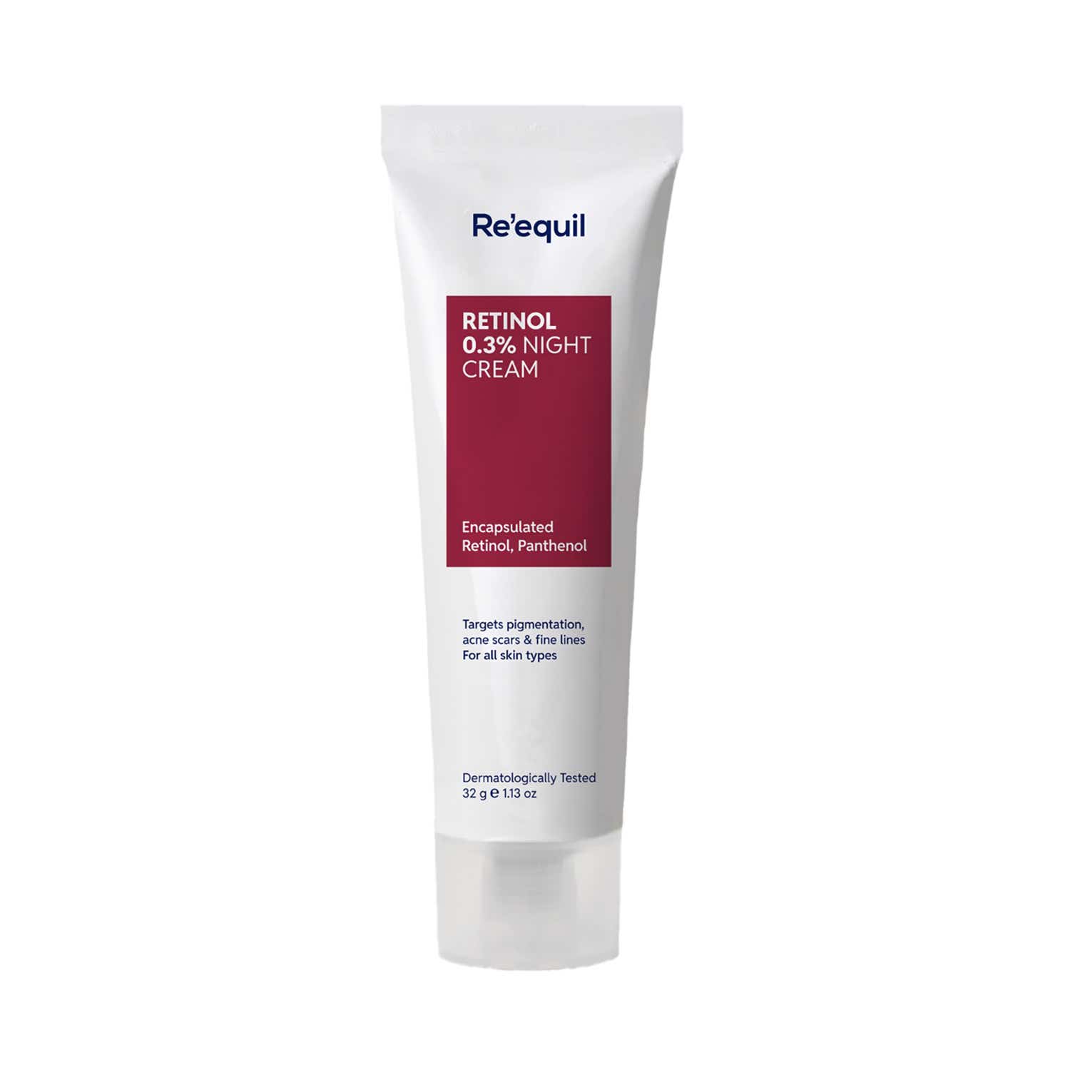 Re'equil | Re'equil 0.3% Retinol Night Cream Improves Skin Texture & Reduces Acne (32 g)
