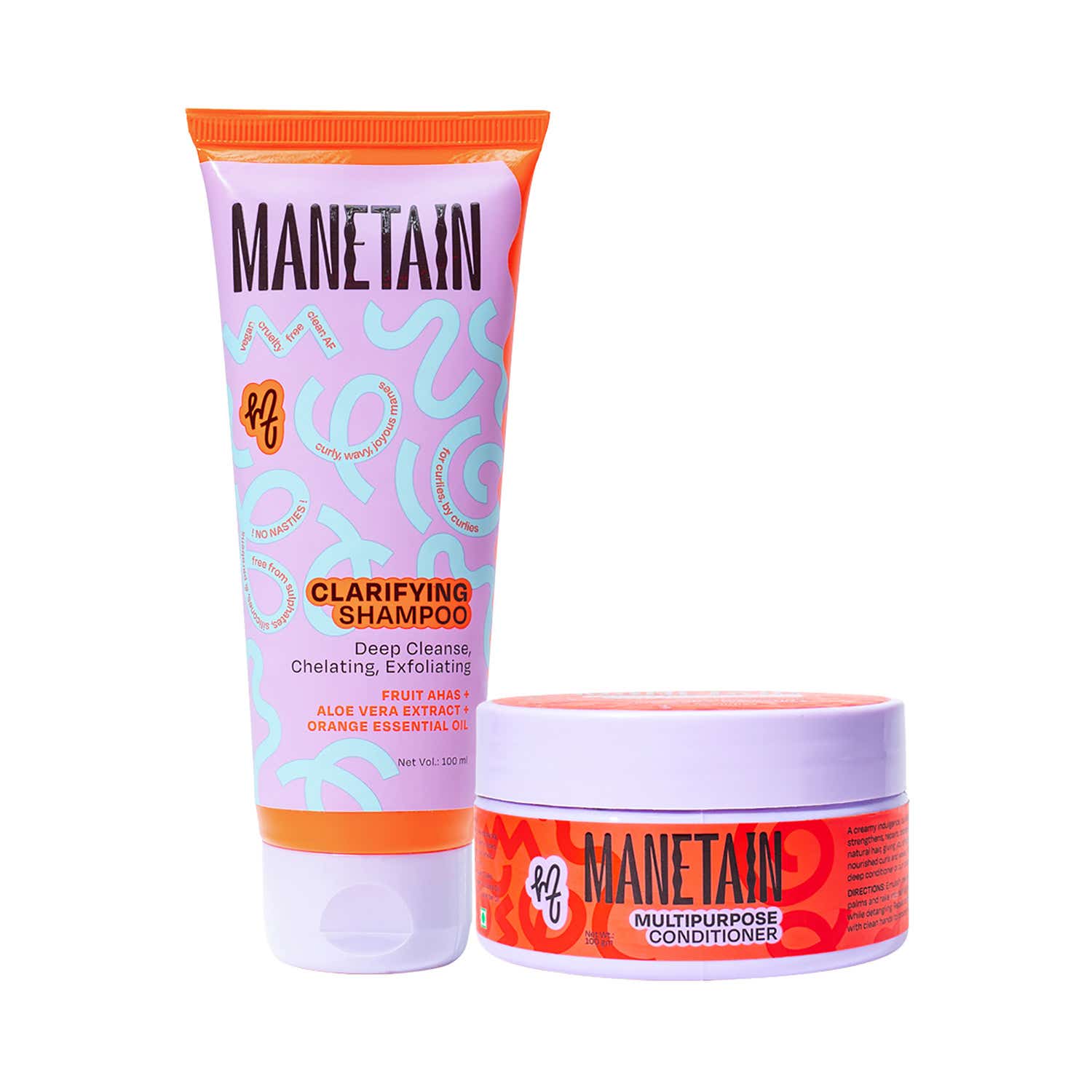 Manetain | Manetain Set Of Clarifying Shampoo & Multipurpose Conditioner (2 pcs)