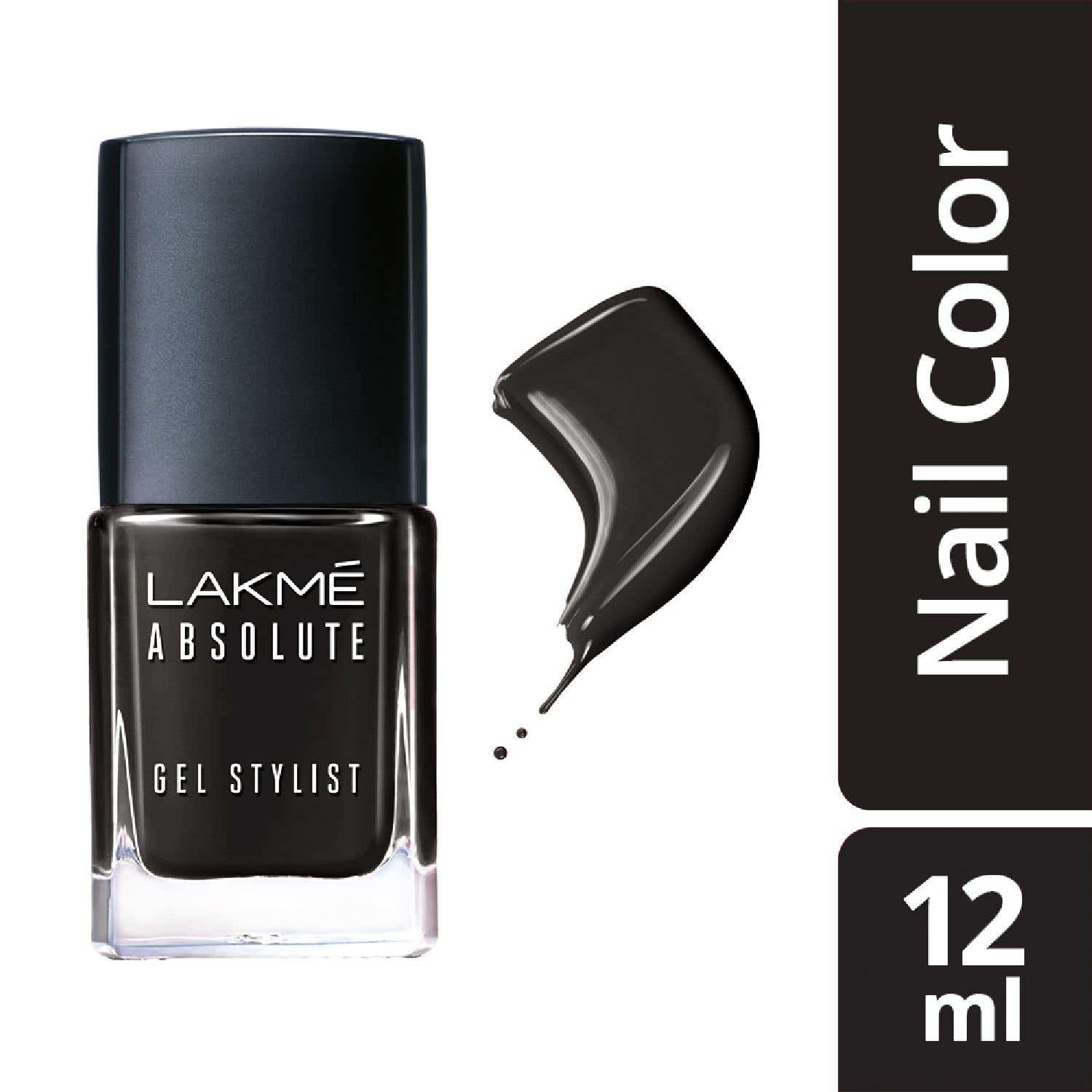Lakme | Lakme Absolute Gel Stylist Nail Color - Carbon (12 ml)