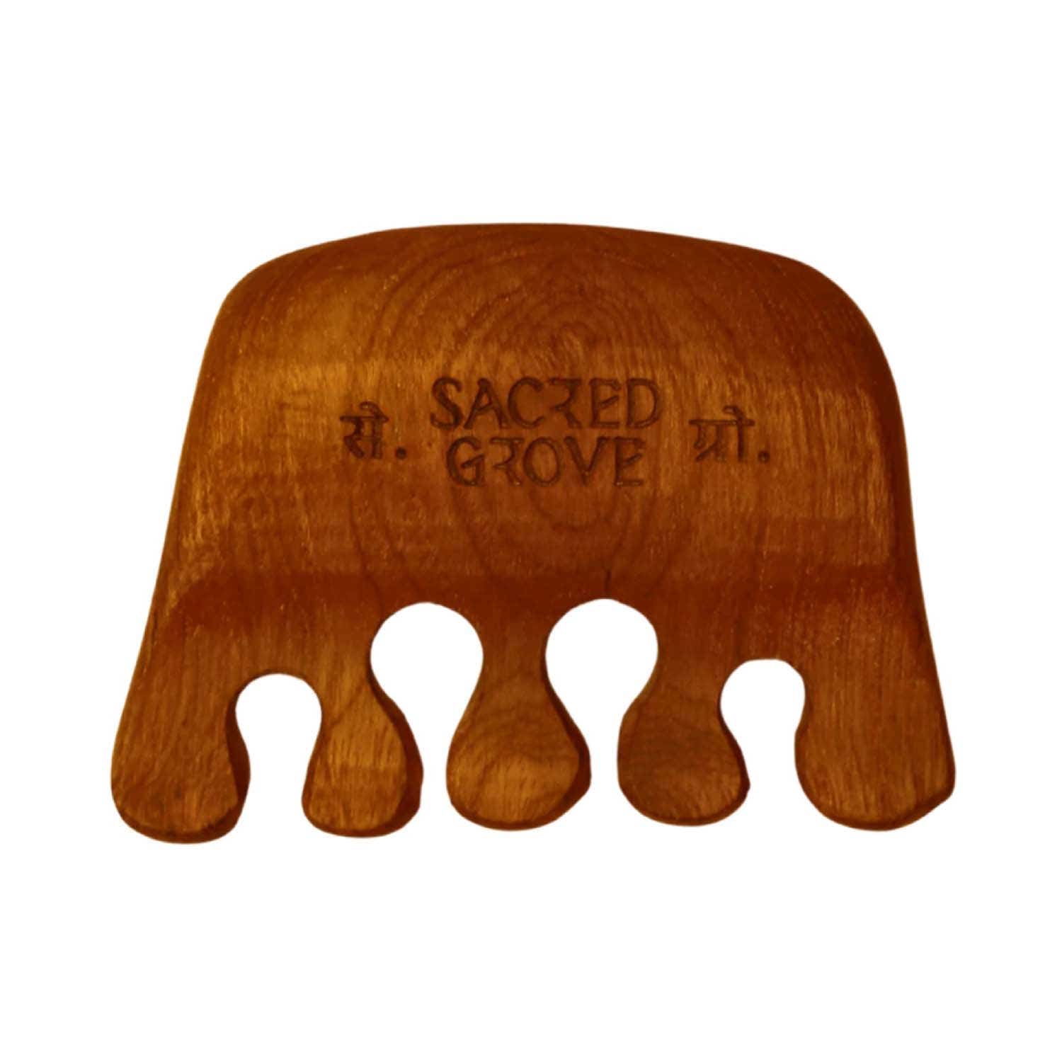 Sacred Grove | Sacred Grove Elephant Head Wooden Massager Natural Tool for Scalp