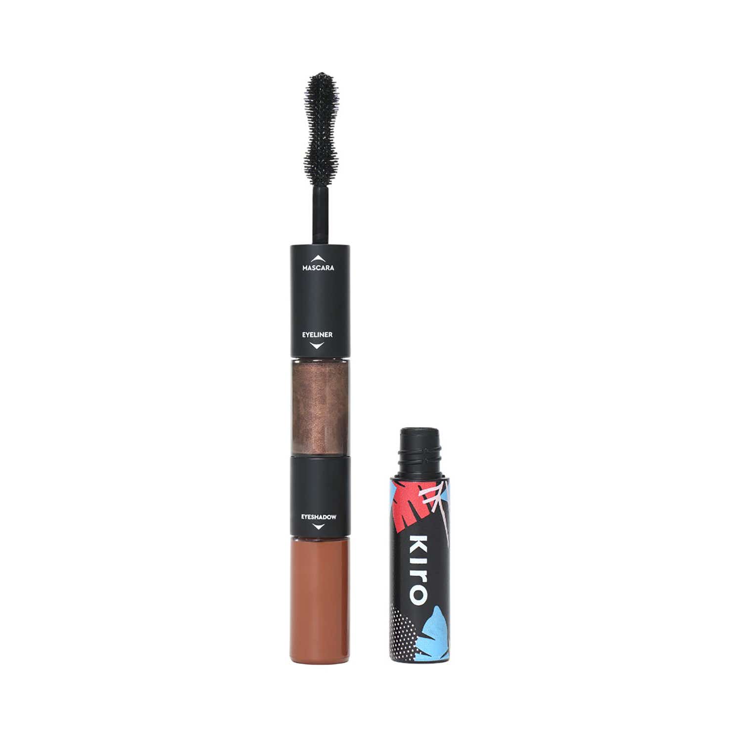 KIRO | Kiro 3 in 1 Eye Stack Eyeshadow + Eyeliner + Mascara - 02 Nutty Brown Matte & Metallic Trio (12.5 g)