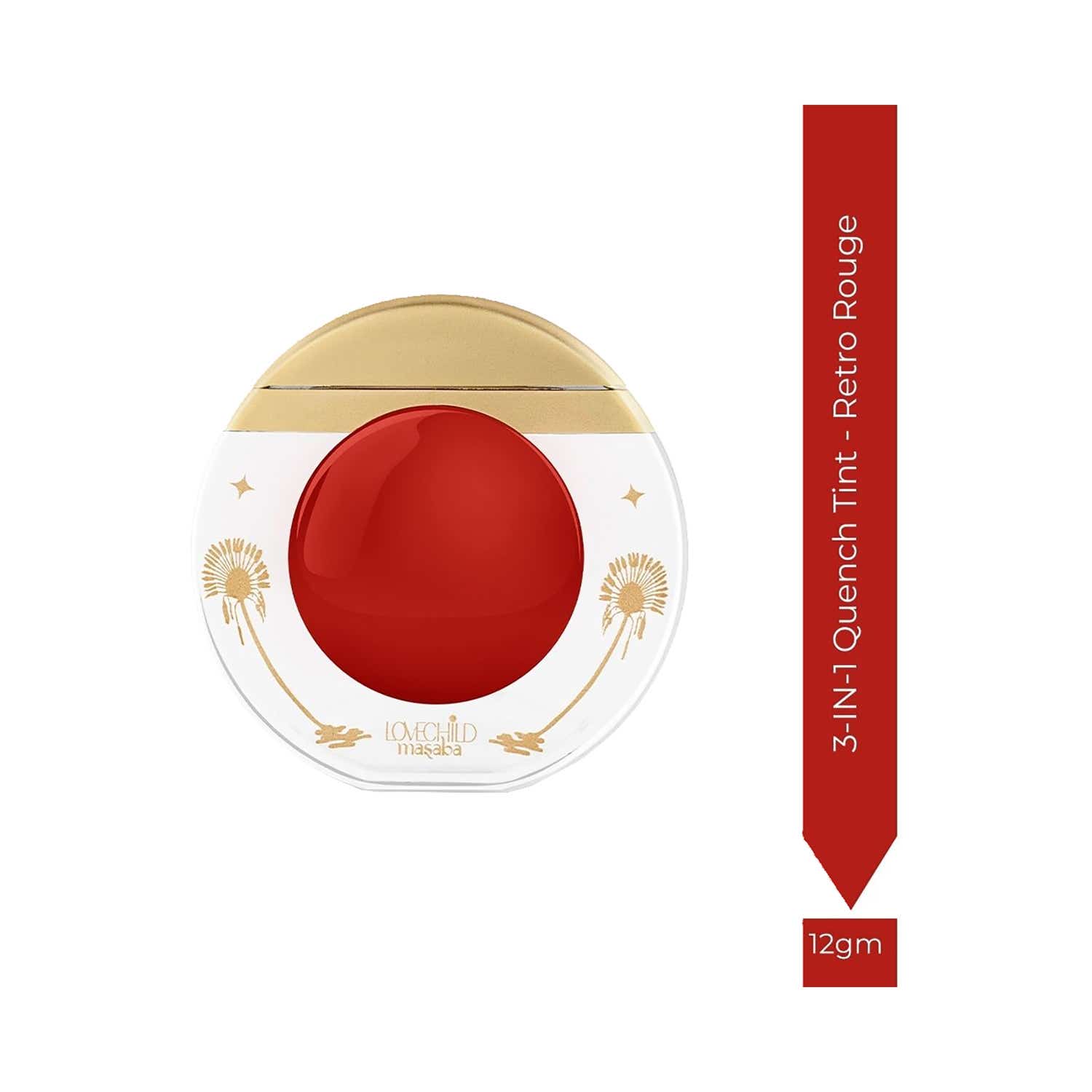 LoveChild Masaba | Lovechild Masaba I'm Thirsty! 3-In-1 Quench Tint - Retro Rouge (40 g)