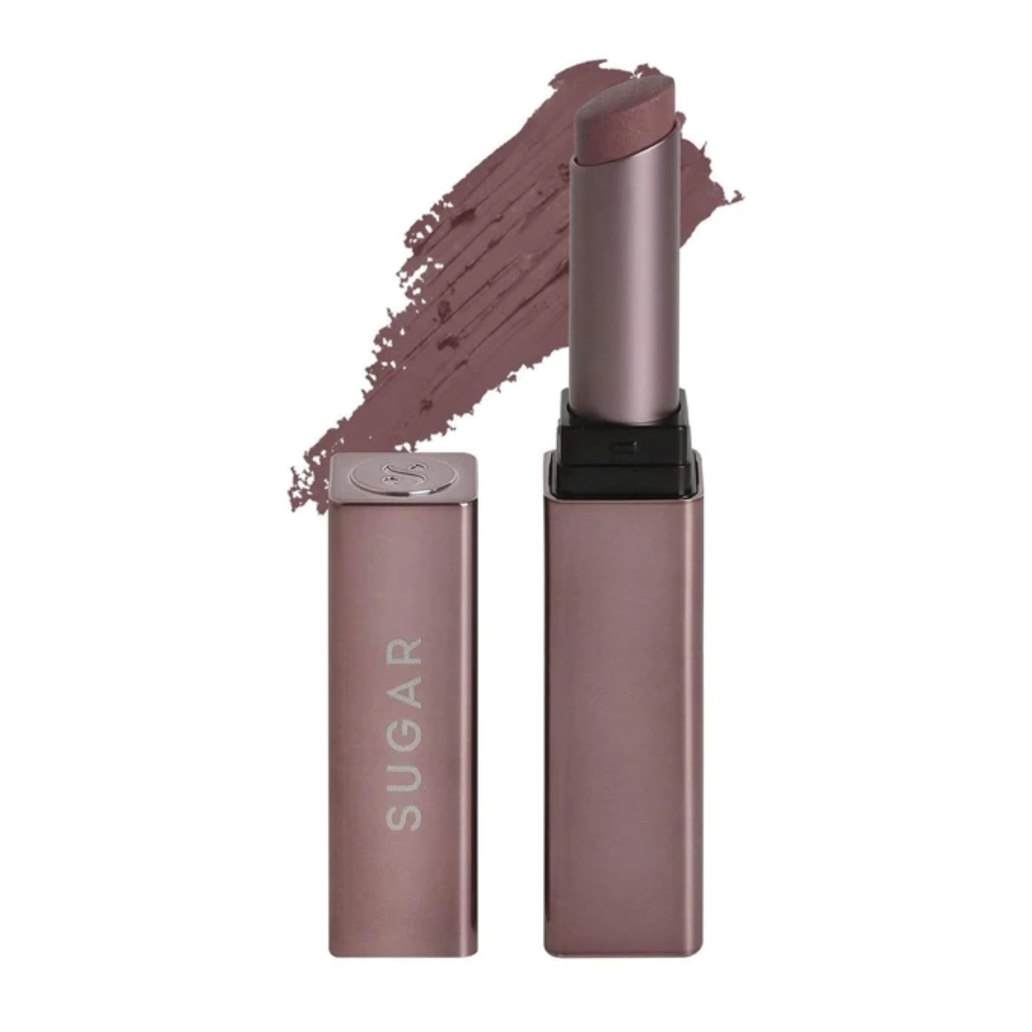 SUGAR Cosmetics | SUGAR Cosmetics Mettle Satin Lipstick - 07 Gabriella (Soft Dusty Nude) (2.2g)