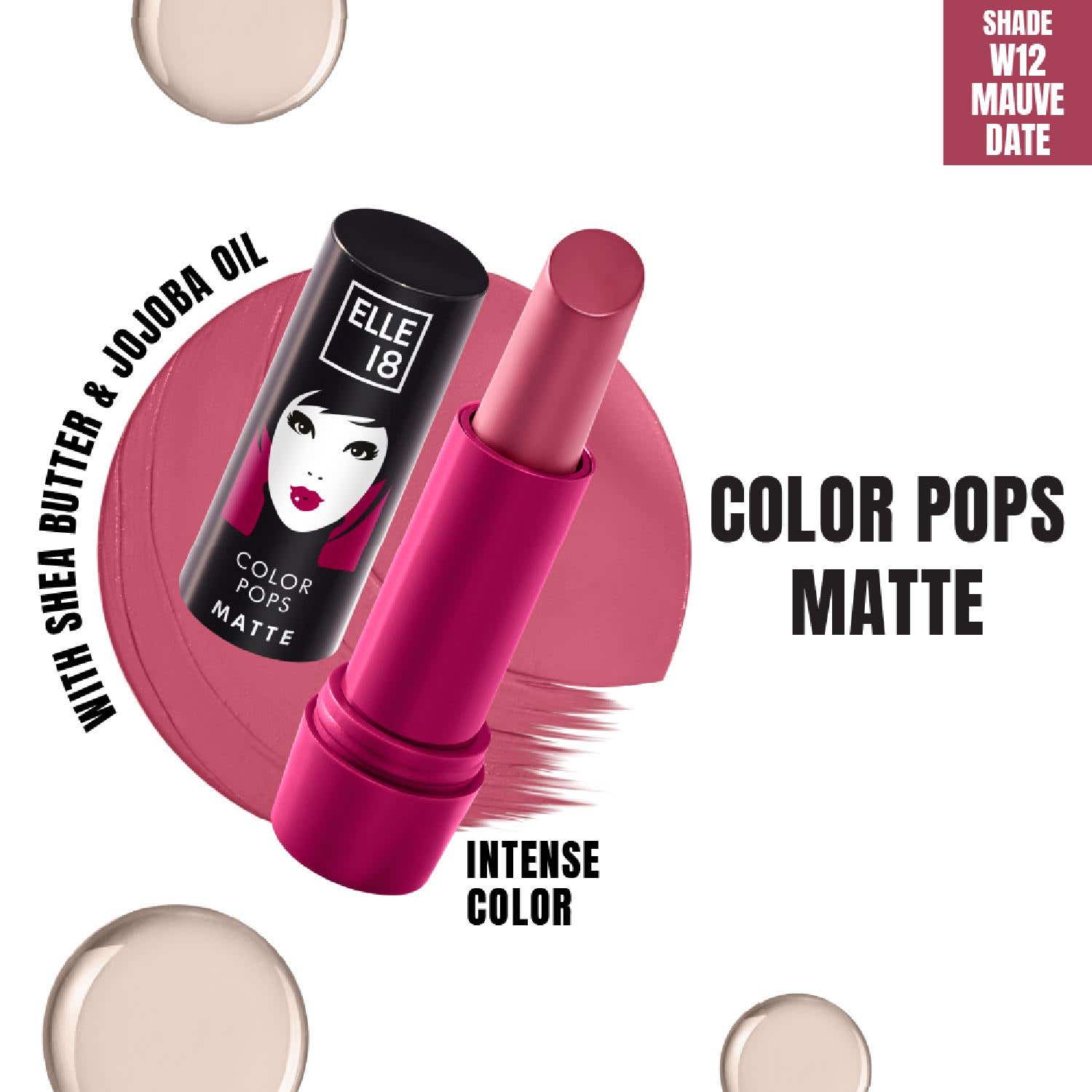Elle 18 | Elle 18 Color Pop Matte Lip Color - W12 Mauve Date (4.3g)