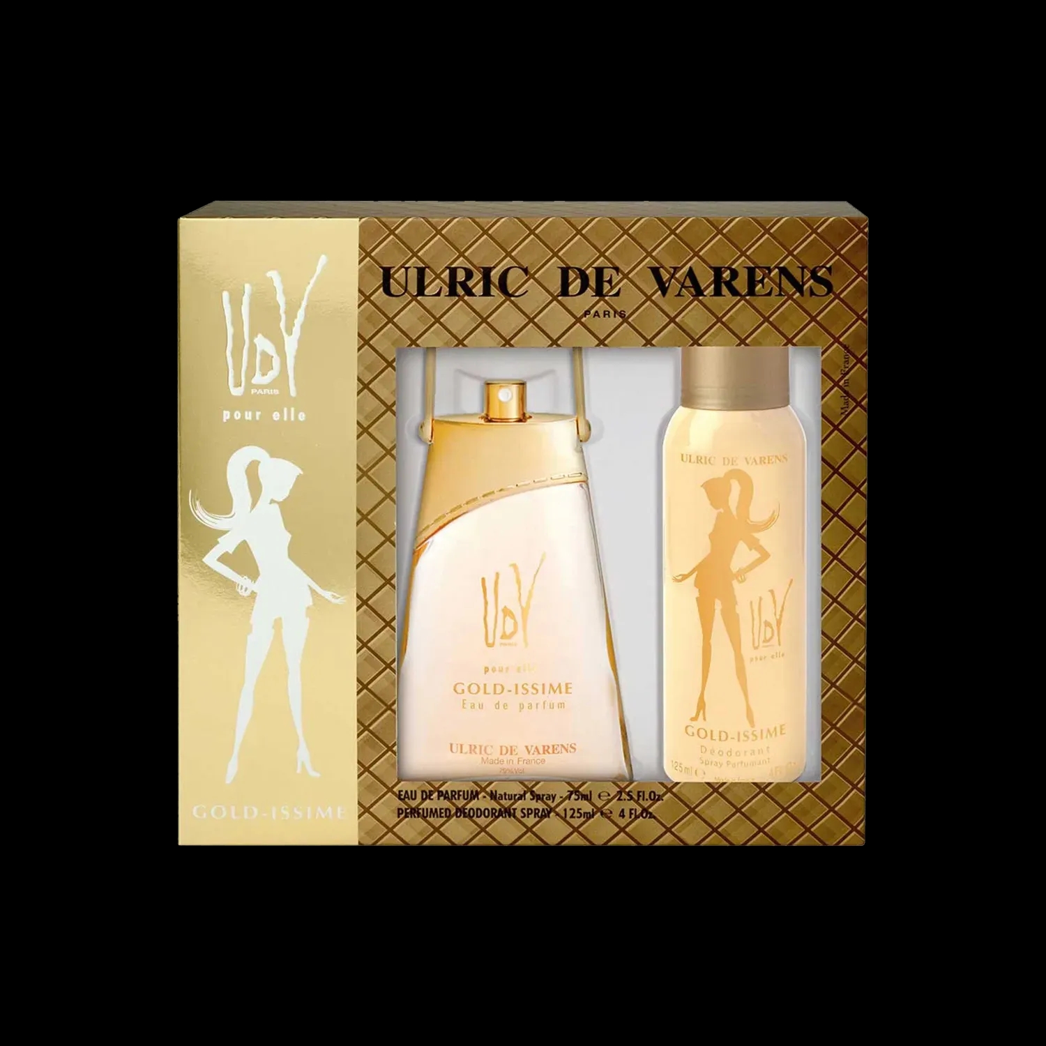 Ulric De Varens | Ulric De Varens Gold-Issme Set (Eau De Parfum ++ Deodrant) (200ml)