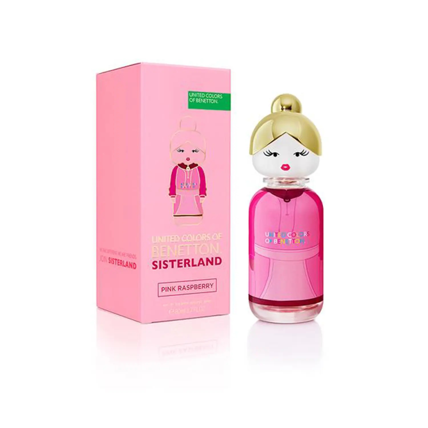 United Colors Of Benetton | United Colors Of Benetton Sisterland Pink Raspberry For Her Eau De Toilette (80ml)