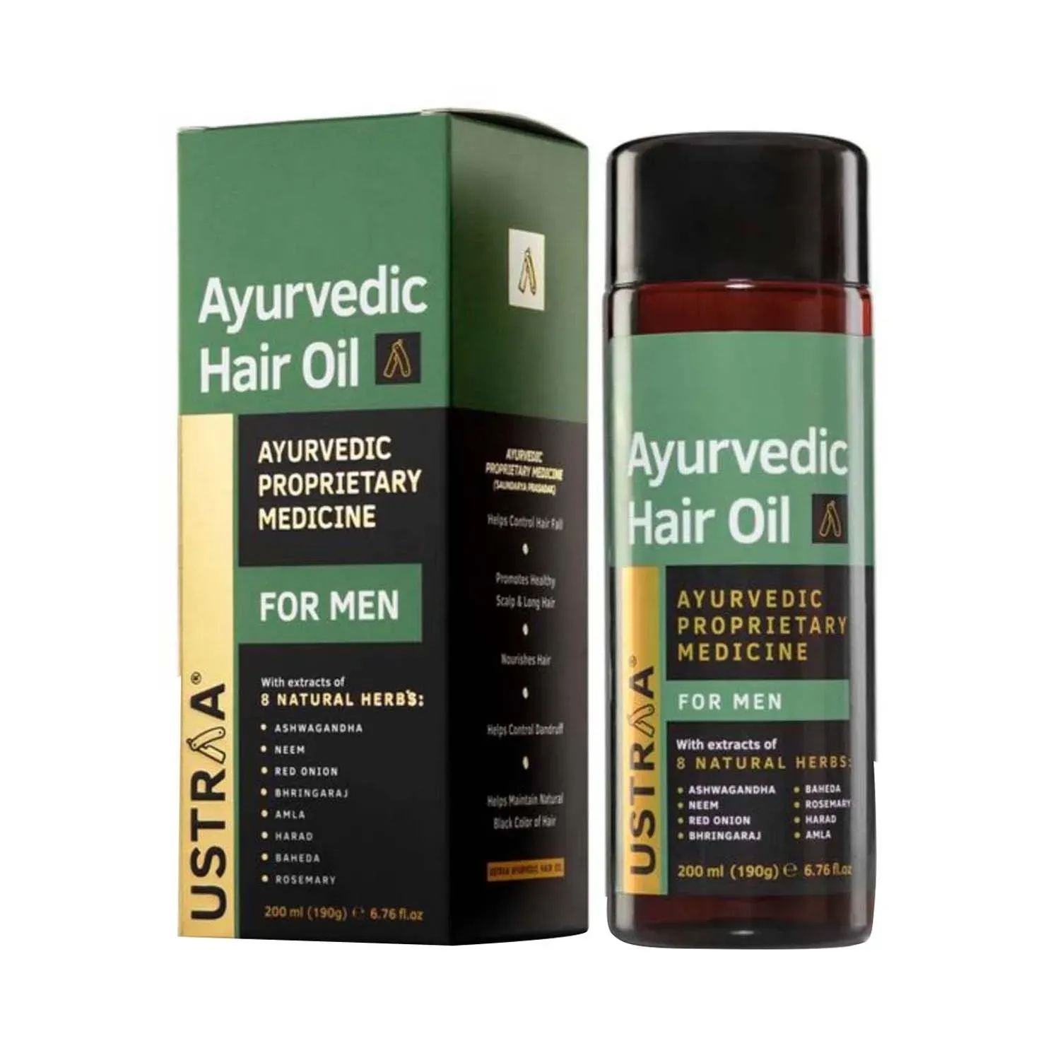 Ustraa | Ustraa Ayurvedic Hair Oil - (200ml)