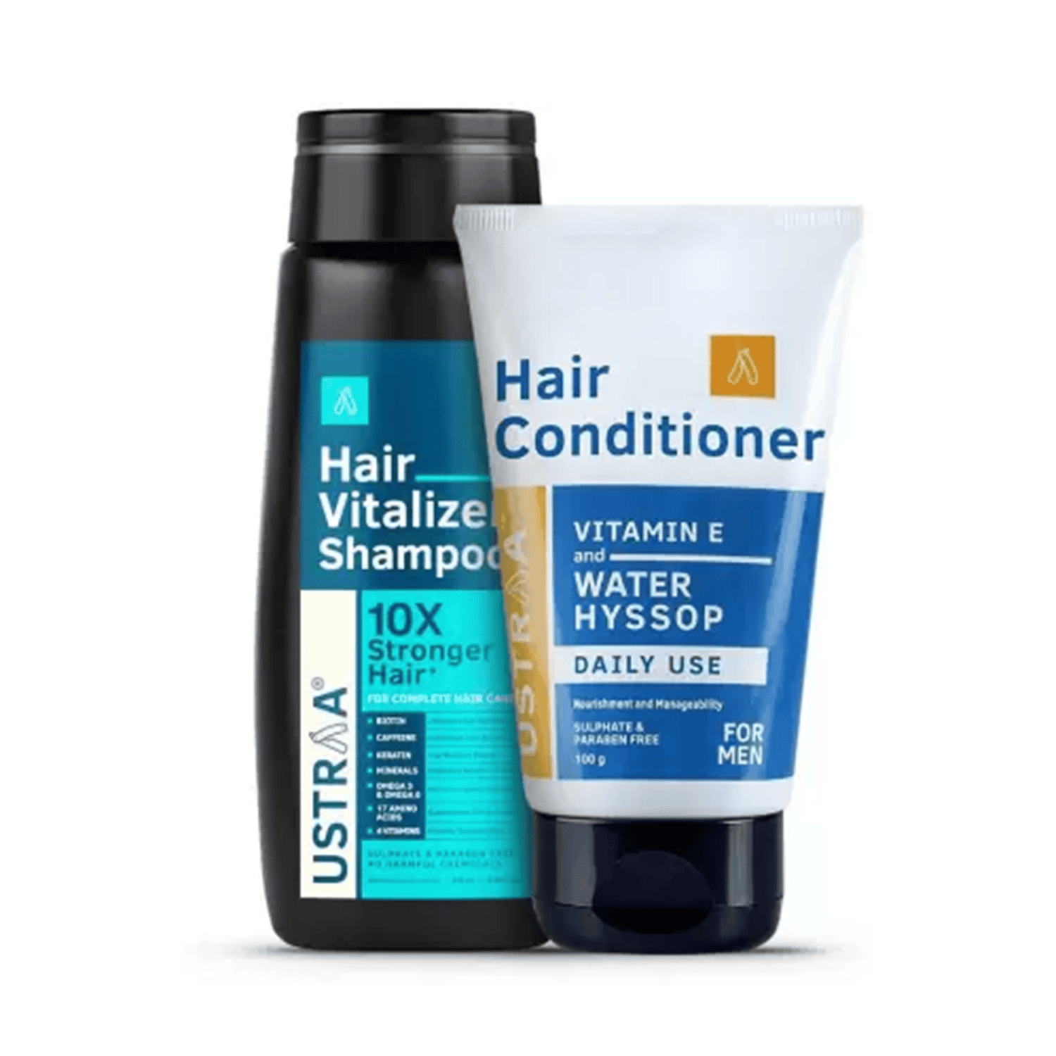 Ustraa | Ustraa Hair Vitalizer Shampoo & Hair Conditioner Daily-Use Combo