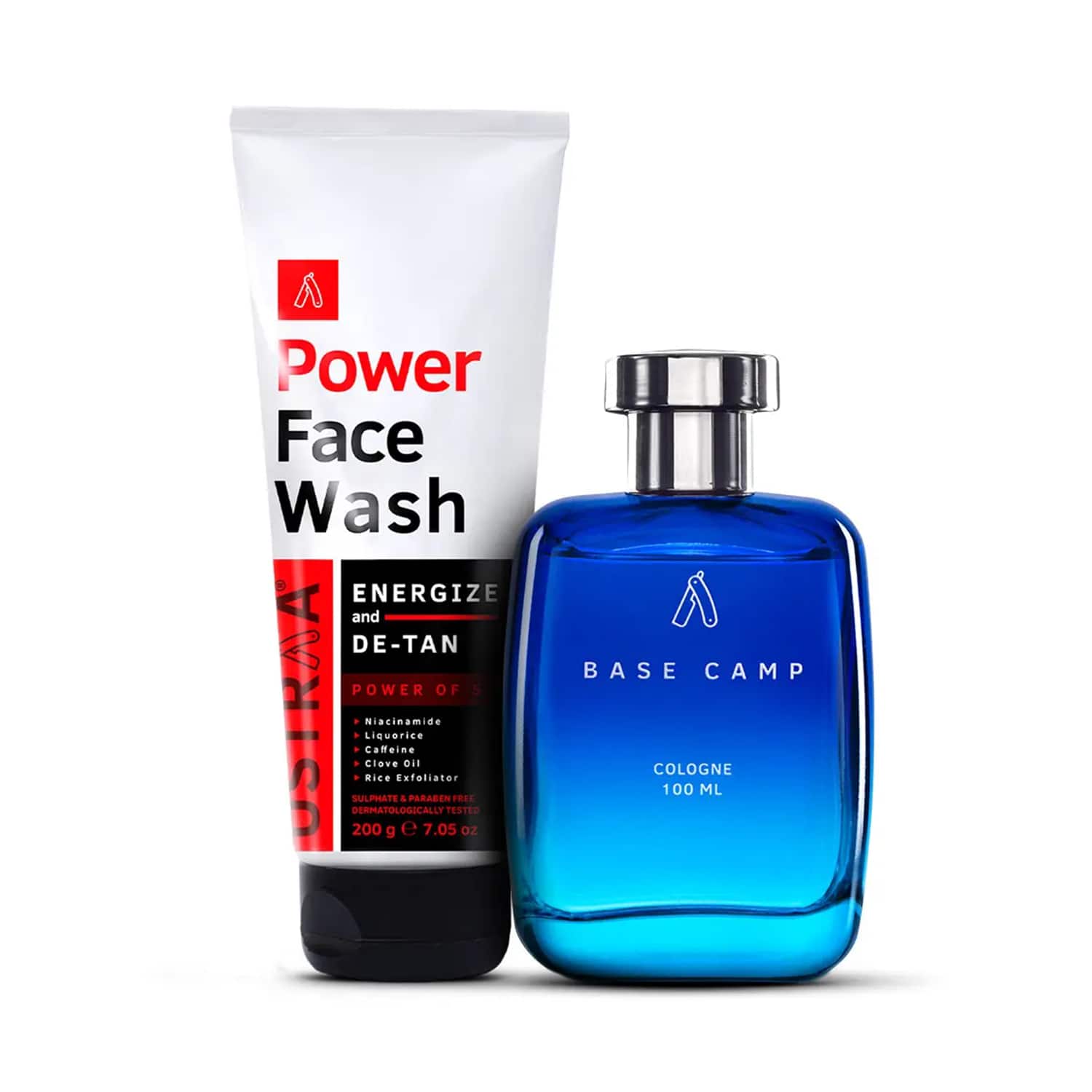 Ustraa | Ustraa Power Face Wash De-Tan & Base Camp Cologne