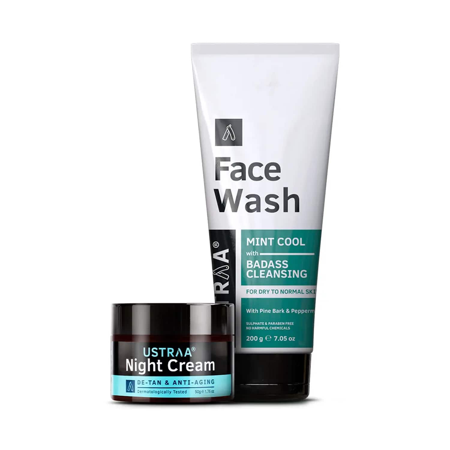 Ustraa | Ustraa Night Cream & Face Wash Dry Skin