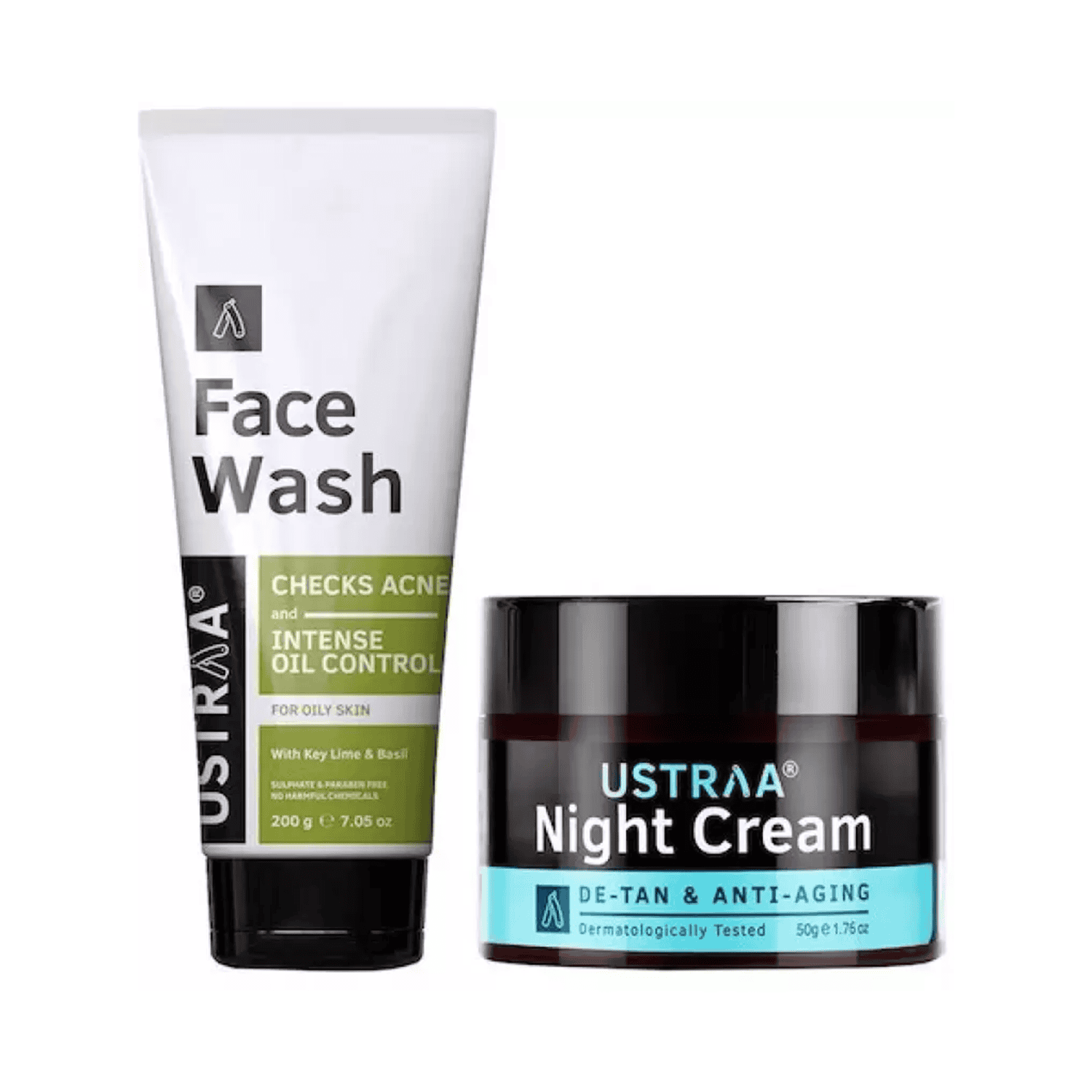 Ustraa | Ustraa Night Cream & Face Wash Oily Skin