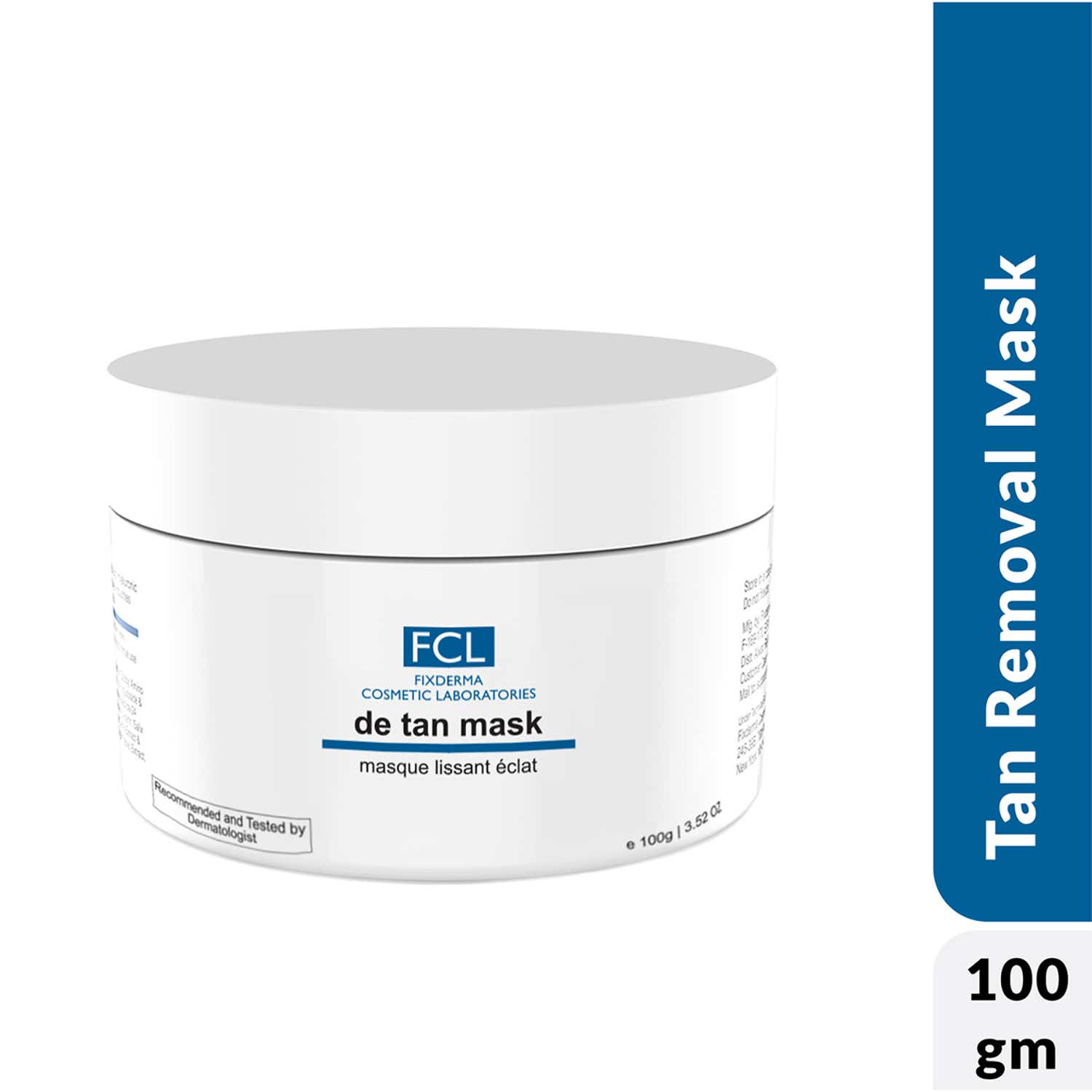 Fixderma | Fixderma Cosmetic Laboratories De Tan Mask For Tanning & Dark Skin,Cleans Pores & Removes Blackheads (100g)