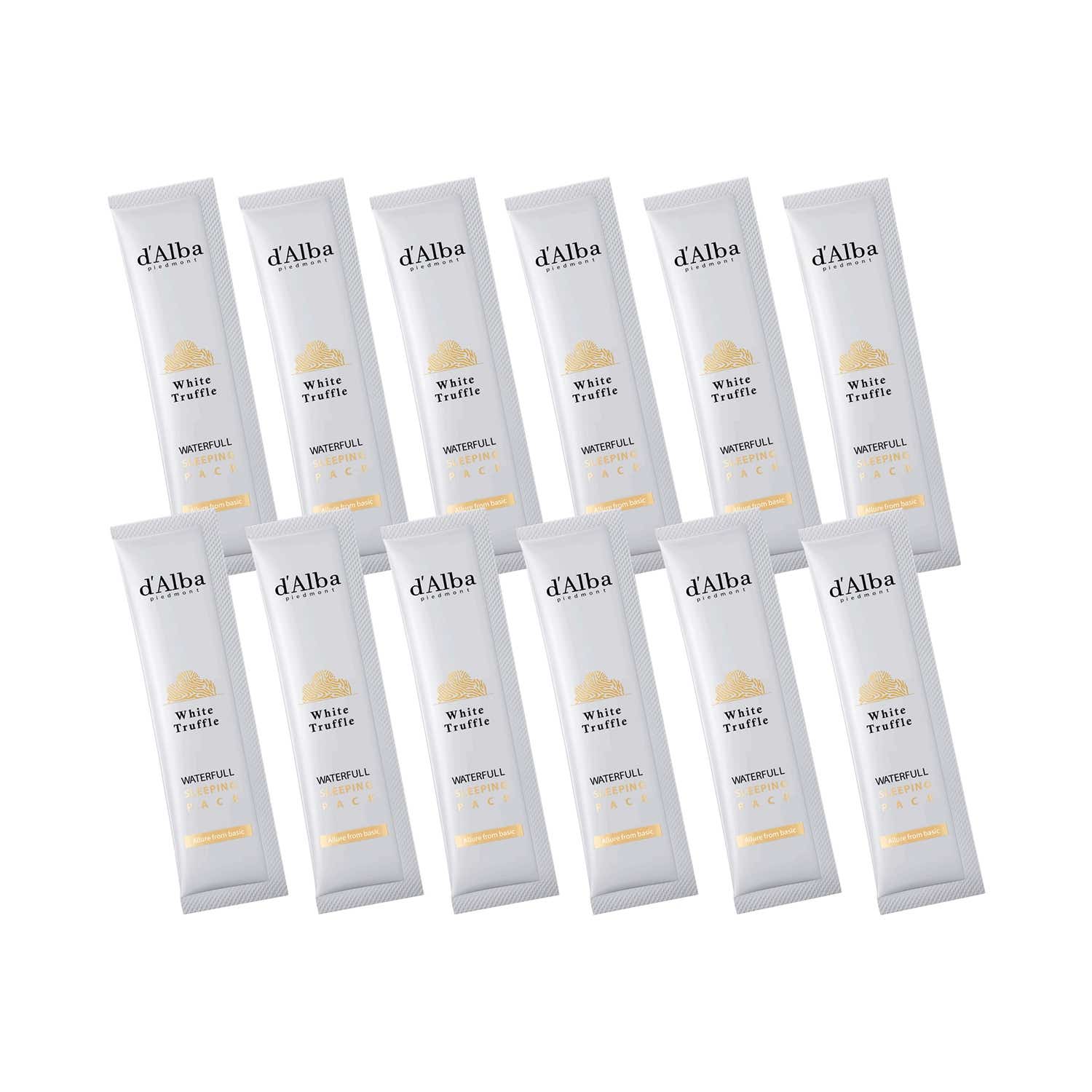 d'Alba Piedmont | d'Alba Piedmont Italian White Truffle Waterfull Vegan Sleeping Pack (12 pcs)