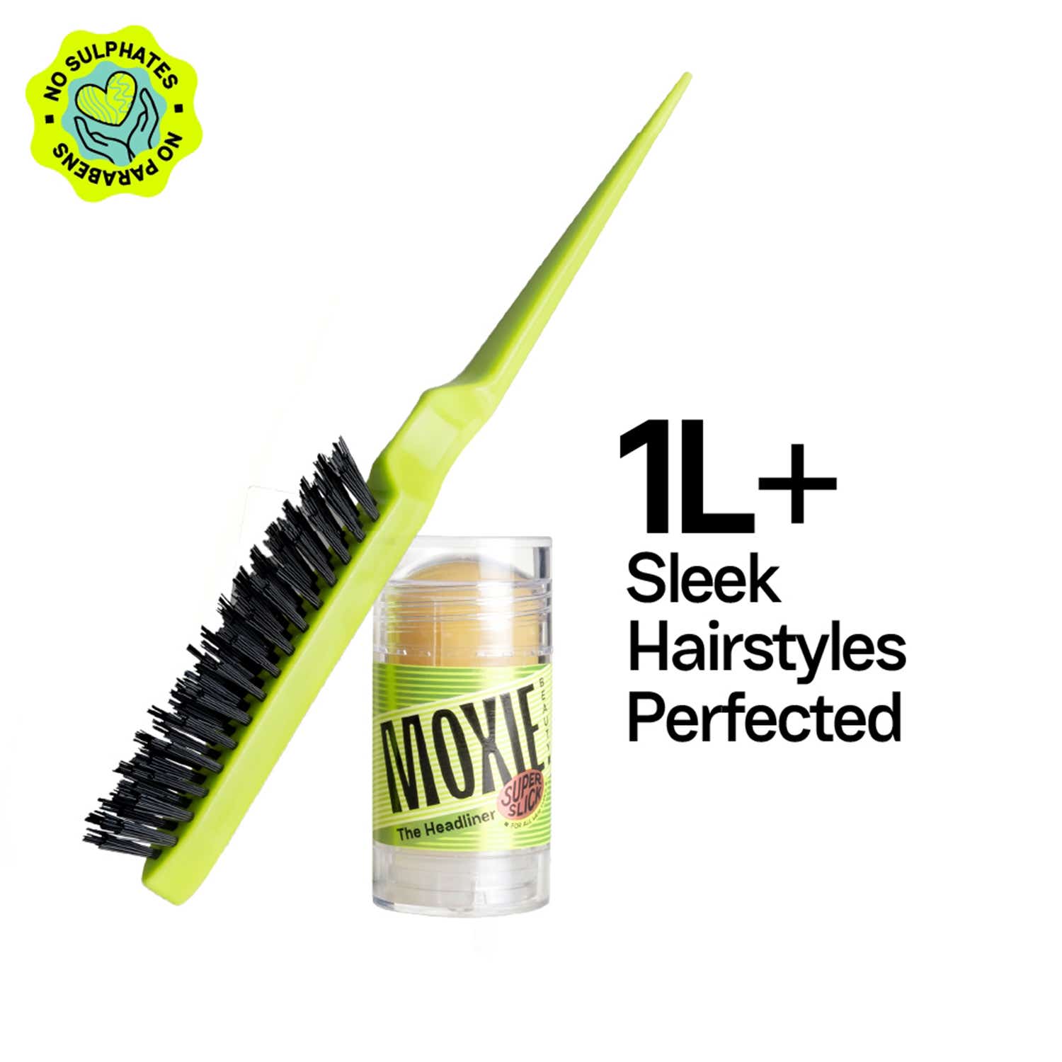 Moxie Beauty | Moxie Beauty The Headliner Wax Stick & Hair Finishing Brush Duo