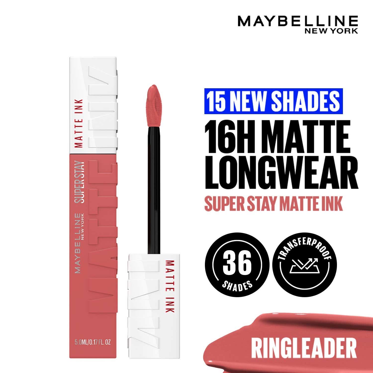 Maybelline New York | Maybelline New York Super Stay Matte Ink Liquid Lipstick - 175 Ringleader (5ml)