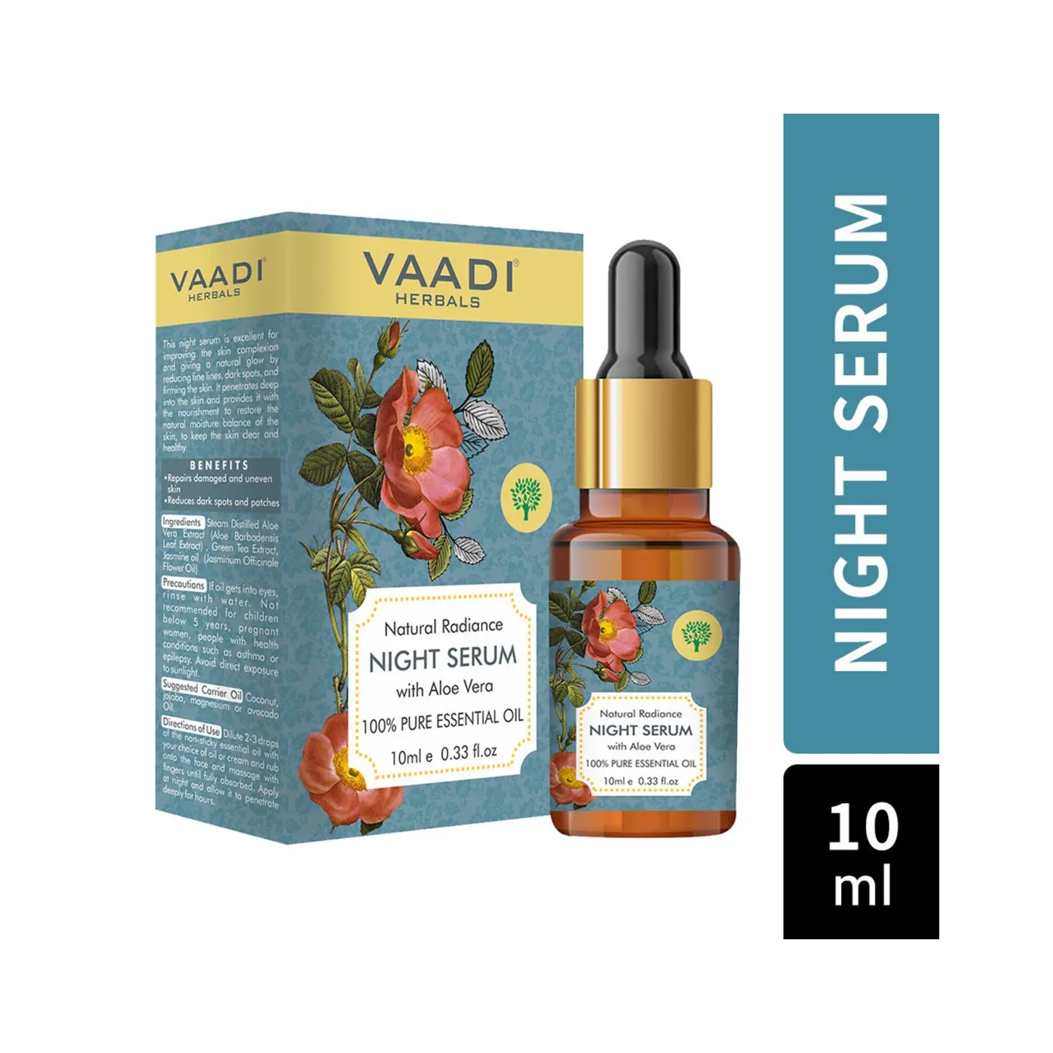 Vaadi Herbals | Vaadi Herbals Natural Radiance Night Serum With Aloe Vera Essential Oil (10ml)