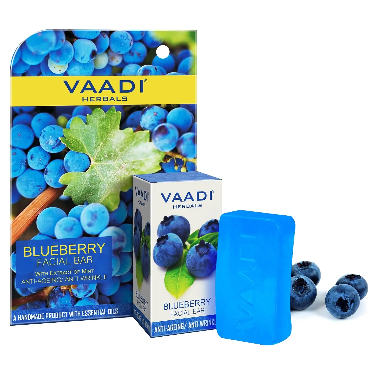 Vaadi Herbals | Vaadi Herbals Blueberry Facial Bar (25g)