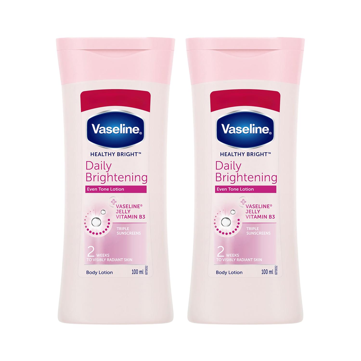 Vaseline | Vaseline Healthy Bright Daily Brightening Body Lotion Combo