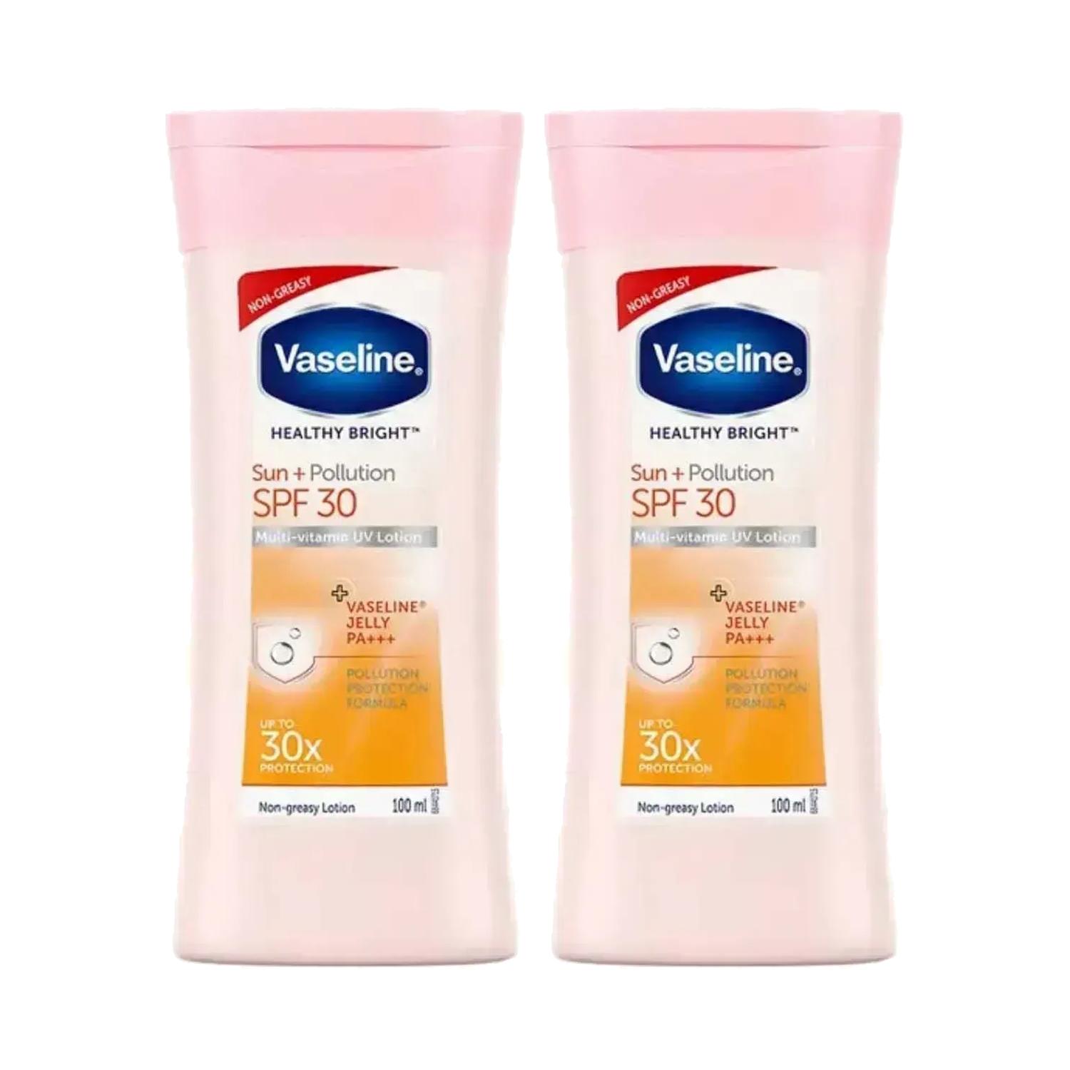 Vaseline | Vaseline Healthy Bright Sun + Pollution Protection Spf 30 Combo
