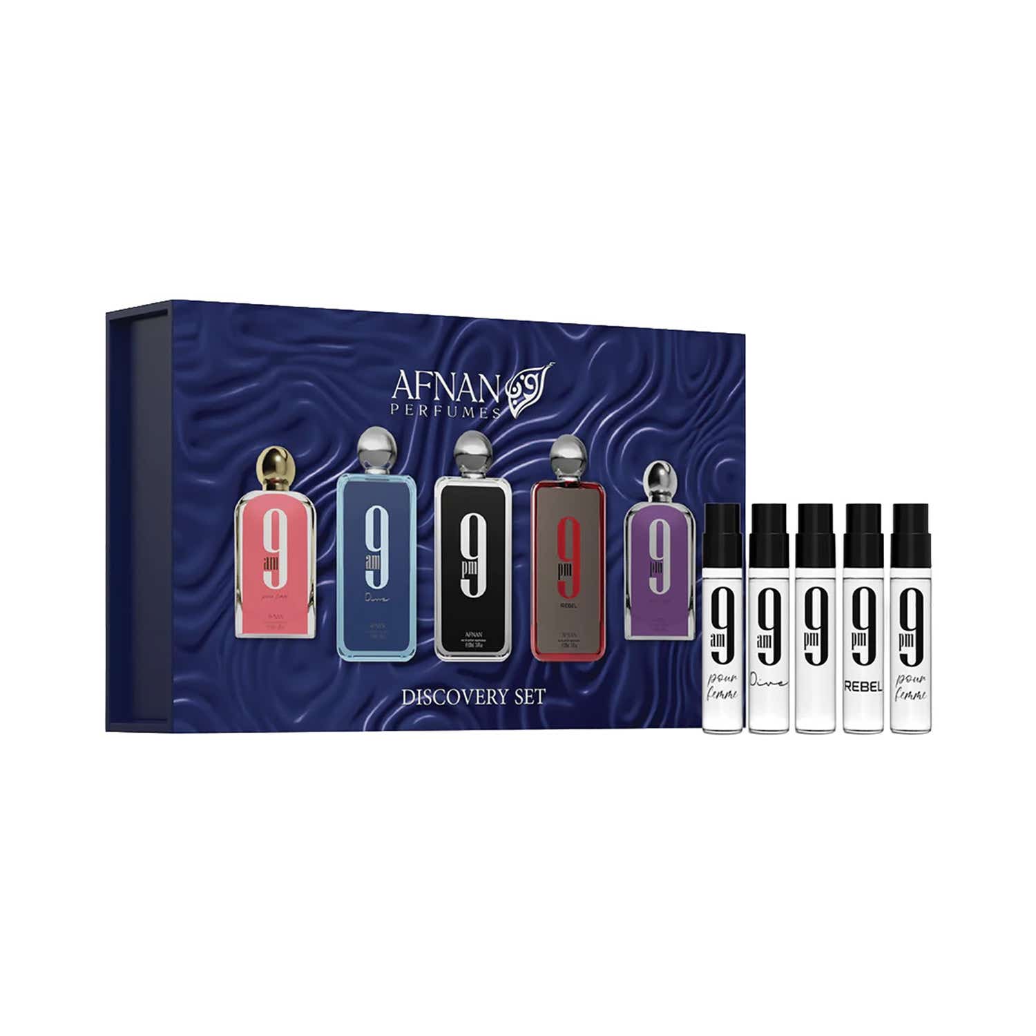Afnan | Afnan 9 PM Series Eau de Parfum Set of 5 (2 ml Each)