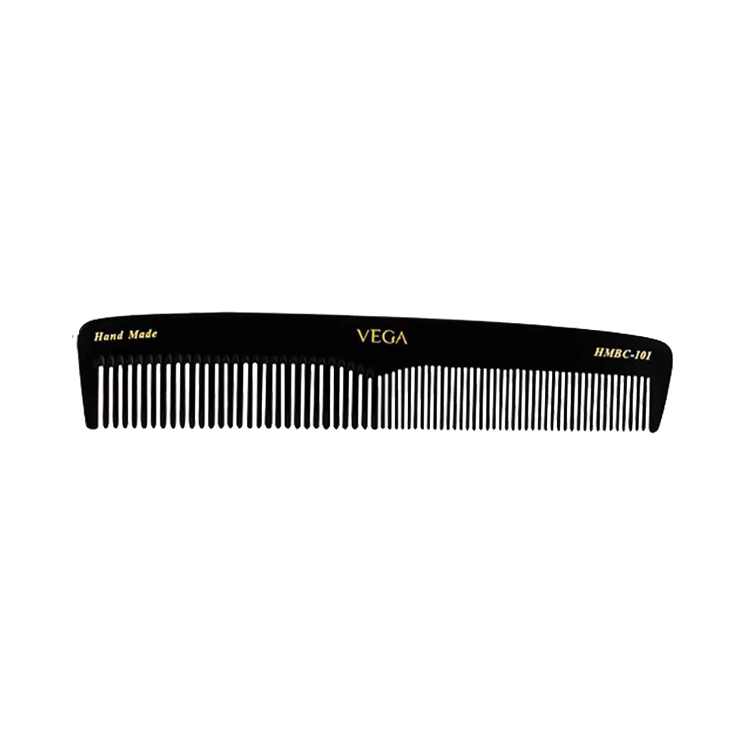 Vega | Vega Graduated Black Dressing Handmade Hair Comb for Men and Women (HMBC-101) (49 g)