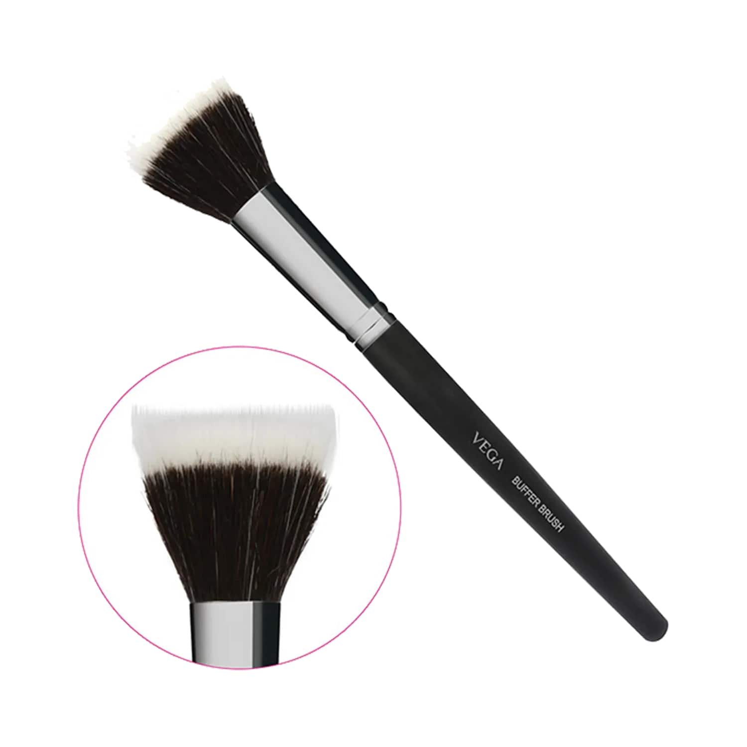 Vega | Vega Buffer Brush for Blending of Face Powder Buffer Makeup Brush Large (PB-11) (37 g)