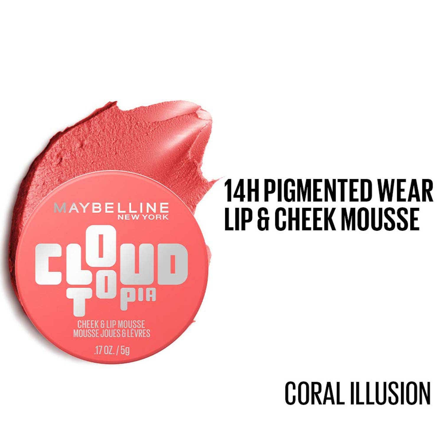 Maybelline New York | Maybelline Cloudtopia Cheek & Lip Mousse Blush - 05 Coral Illusion (5 g)