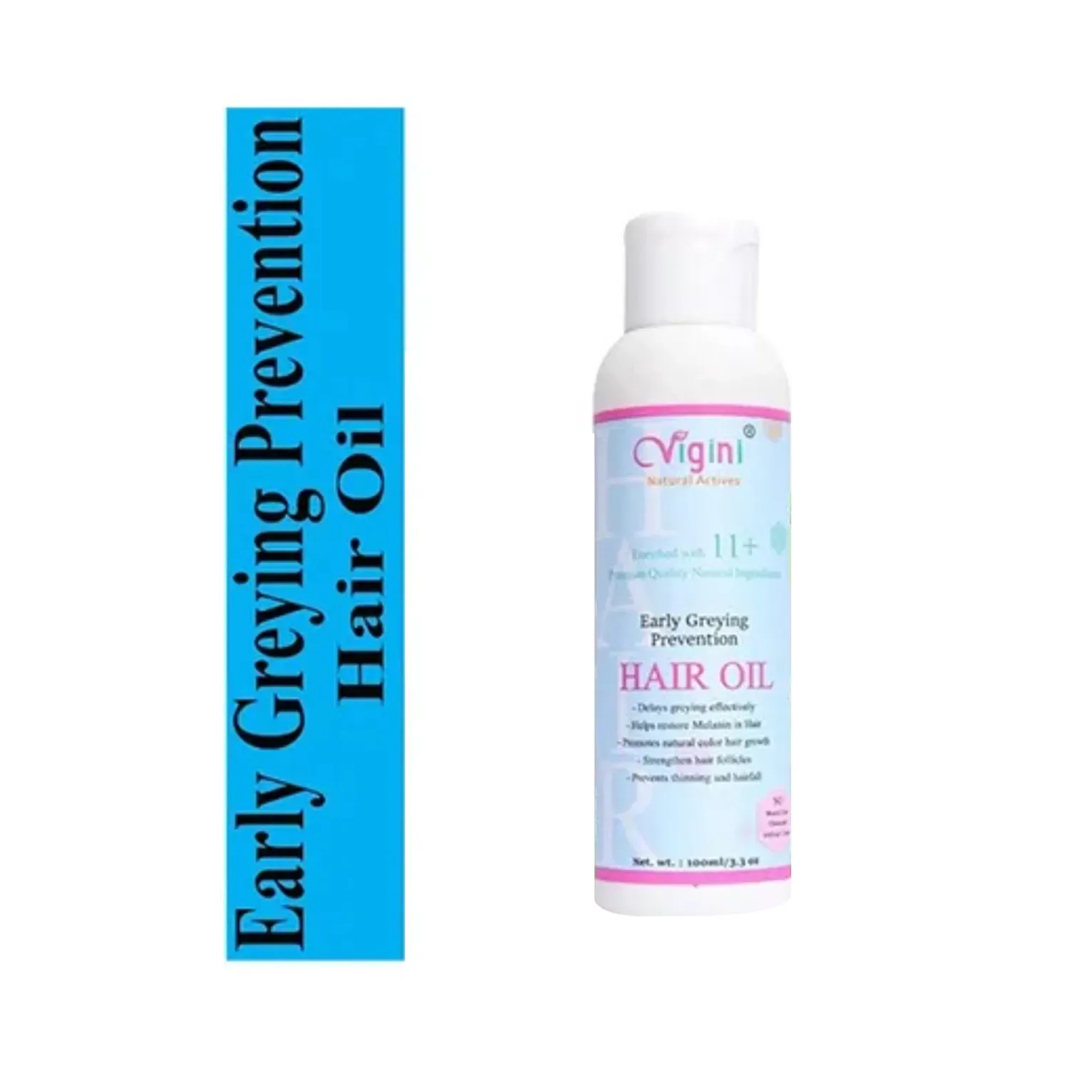 Vigini | Vigini Anti Grey Early Zero Greying Prevention Hair Oil (100ml)