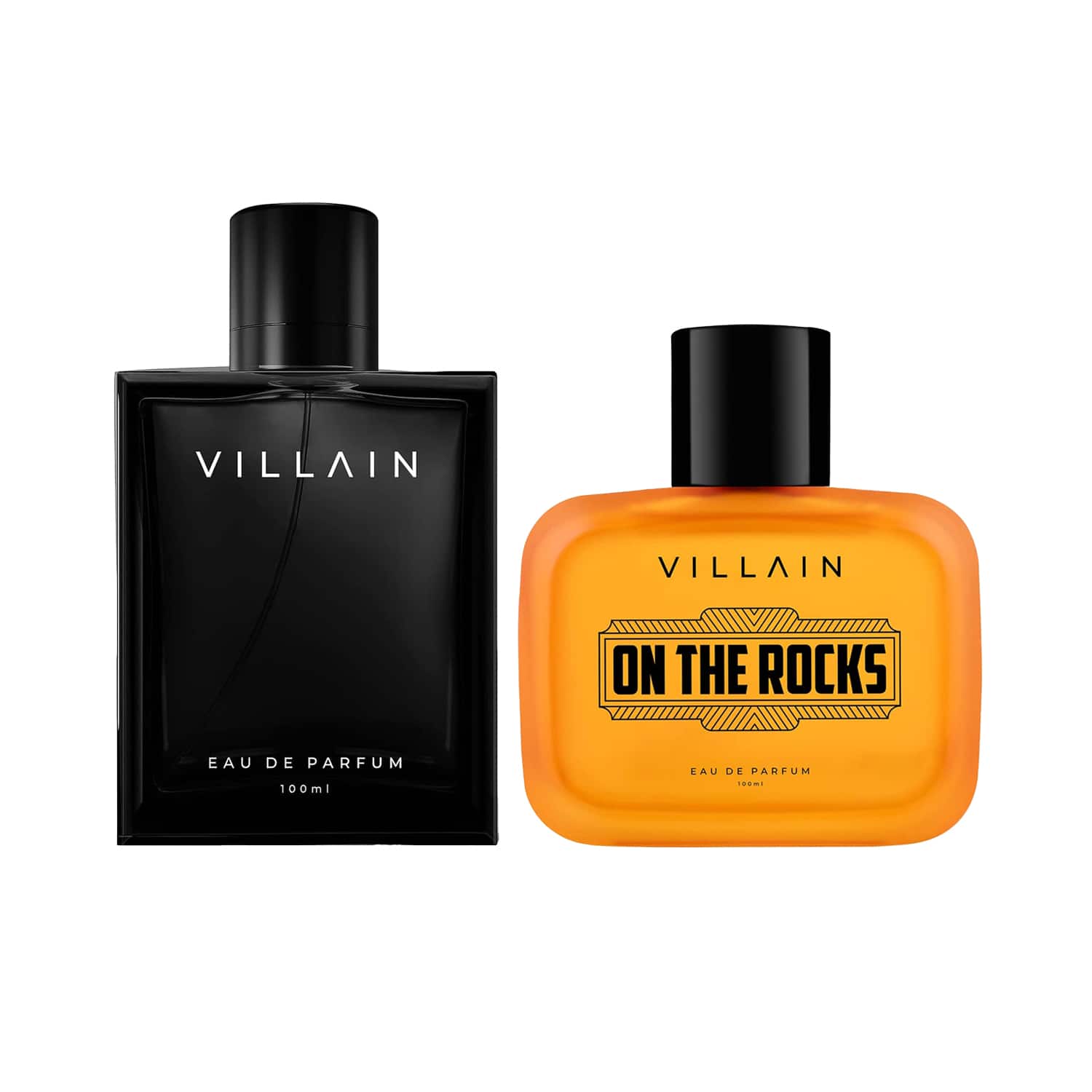 VILLAIN | Villain Woody & Spicy + On The Rocks Perfume Combo (2 x 100 ml)