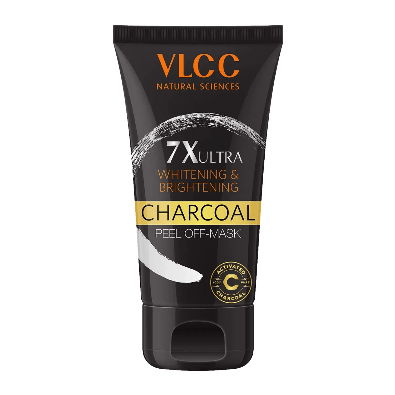 VLCC 7X Ultra Whitening & Brightening Charcoal Peel Off Mask (100g)