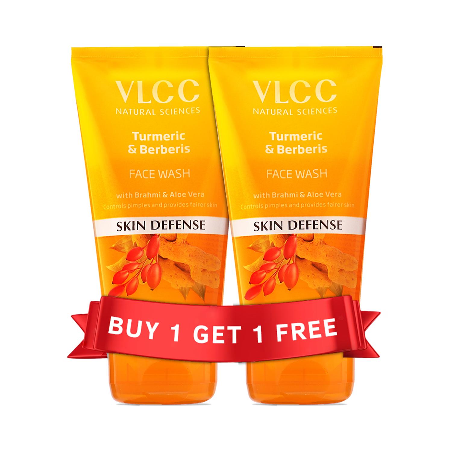 VLCC | VLCC Anti Tan Skin Lightening & Turmeric and Berberris Face wash Combo